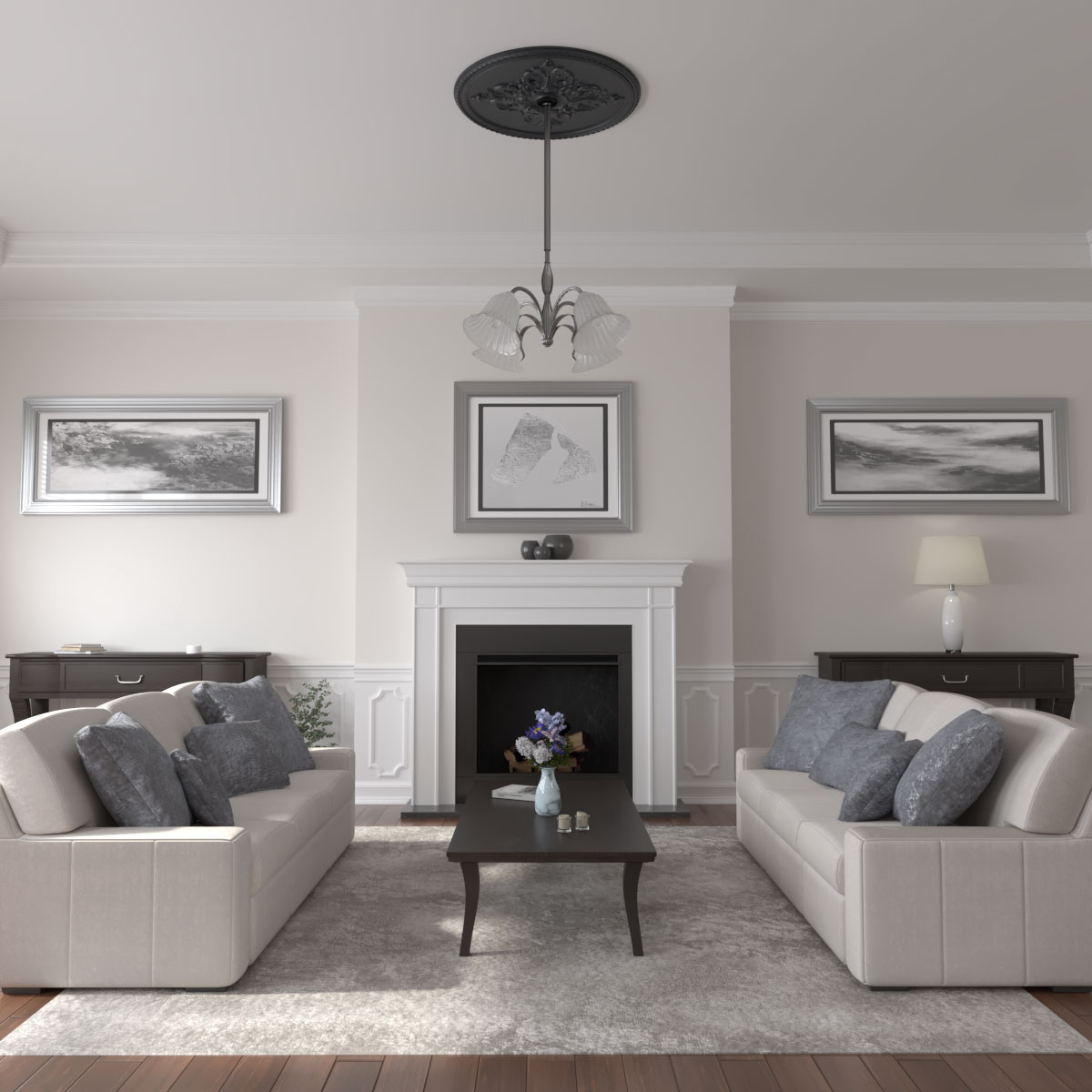 Ekena Millwork CM40MISGS Ceiling-Medallions - View #4