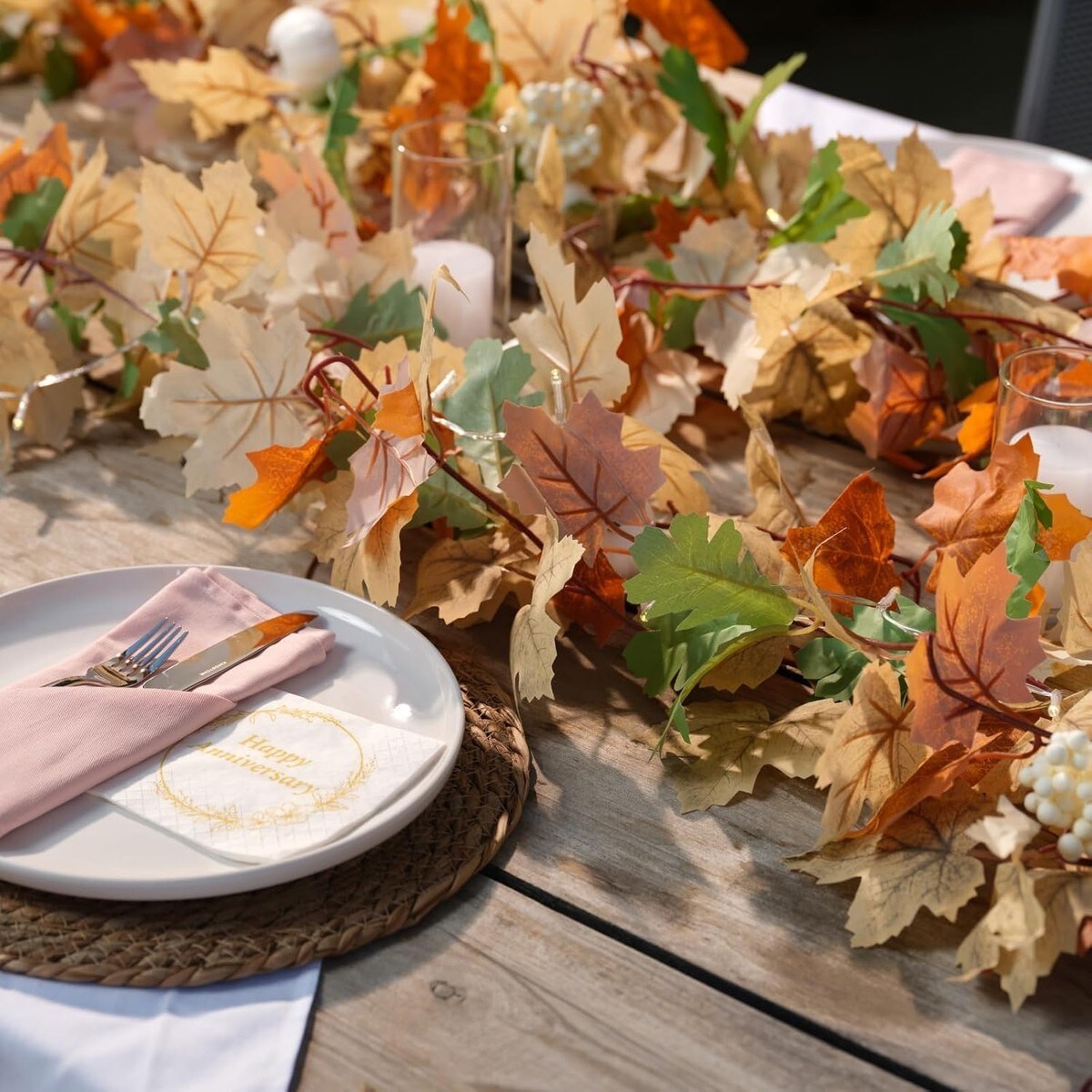 ZXQJRAQ JIA1-C2FAD5 Artificial-Thanksgiving-Wreaths - View #7