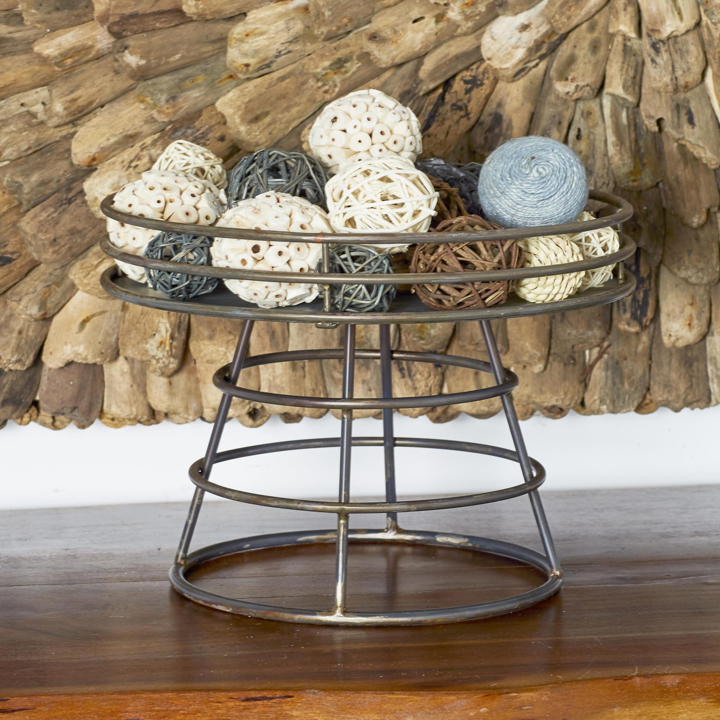 Multi-Colored Handmade Dried Plant Orbs Vase Filler Set