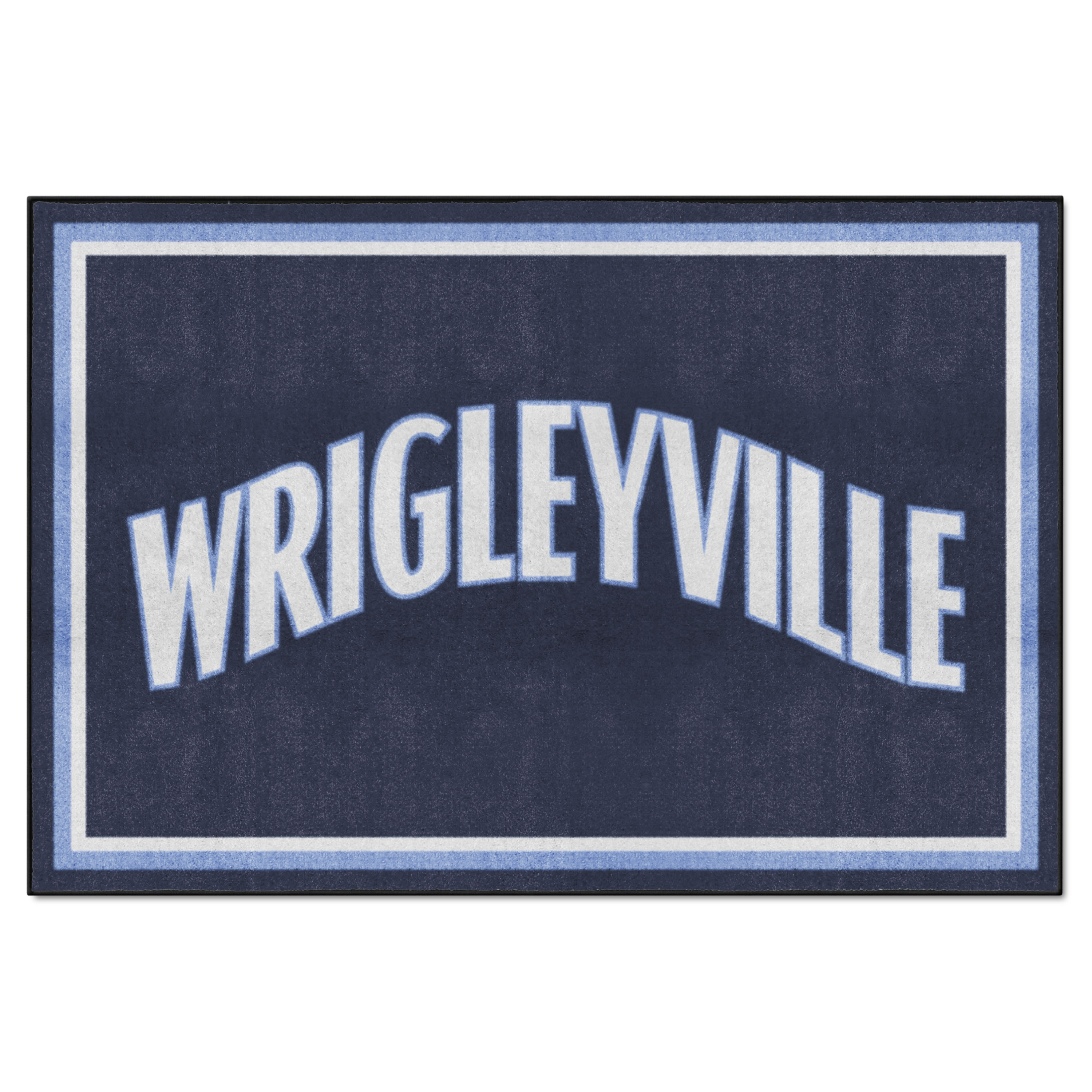 FANMATS 37496 5 x 8 (ft) Nylon Blue Rectangular Indoor Area rug