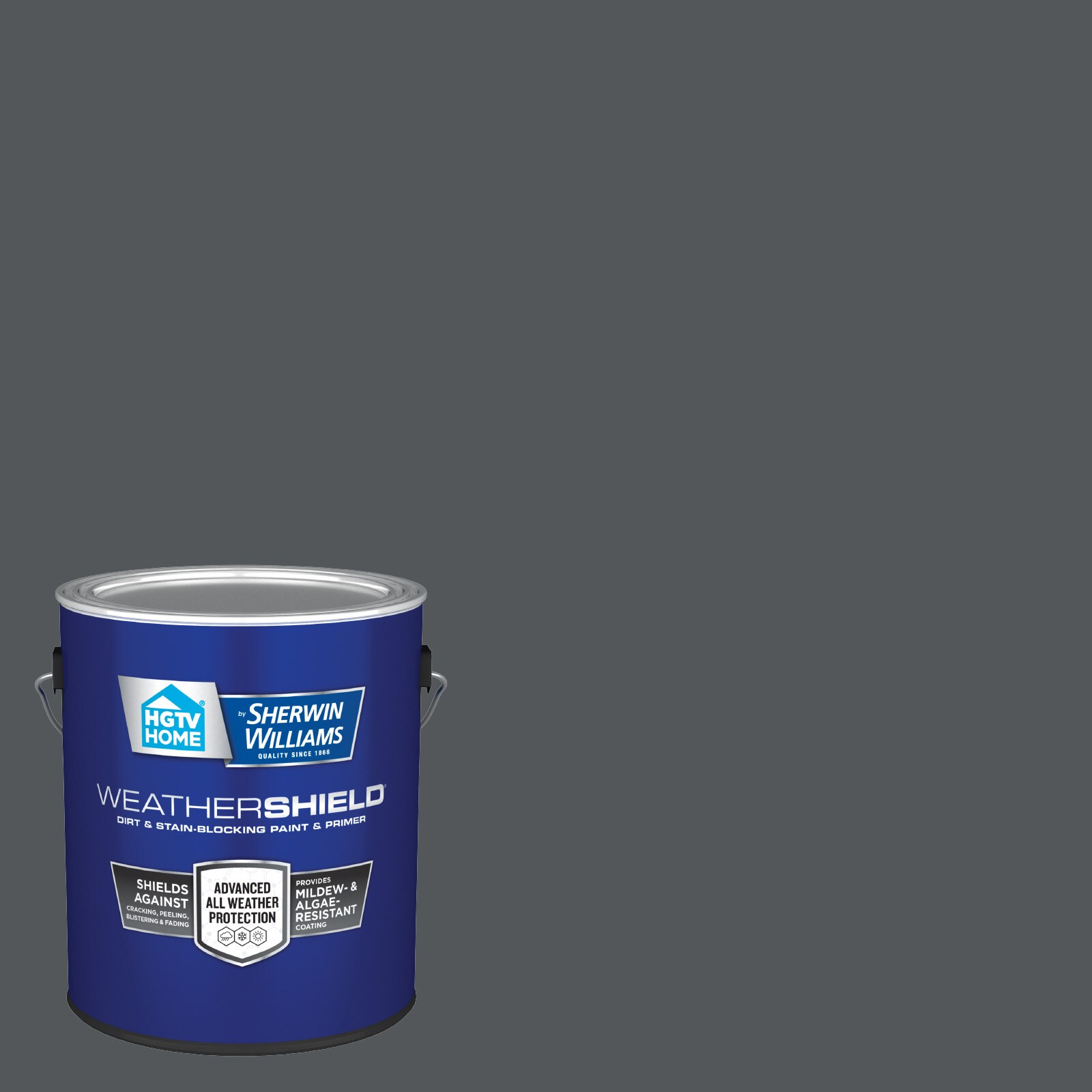HGTV HOME by Sherwin-Williams 4007-2C-636321 Weathershield Semi-gloss Blindfold 4007-2C Latex Exterior Paint + Primer ( 1-gallon )