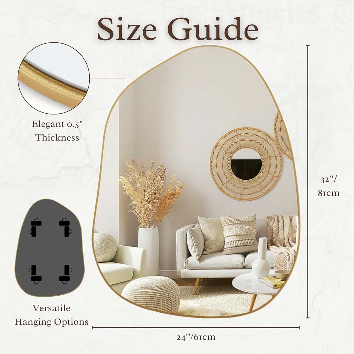 Aoibox LABDM2903 Decor-Mirrors - View #3