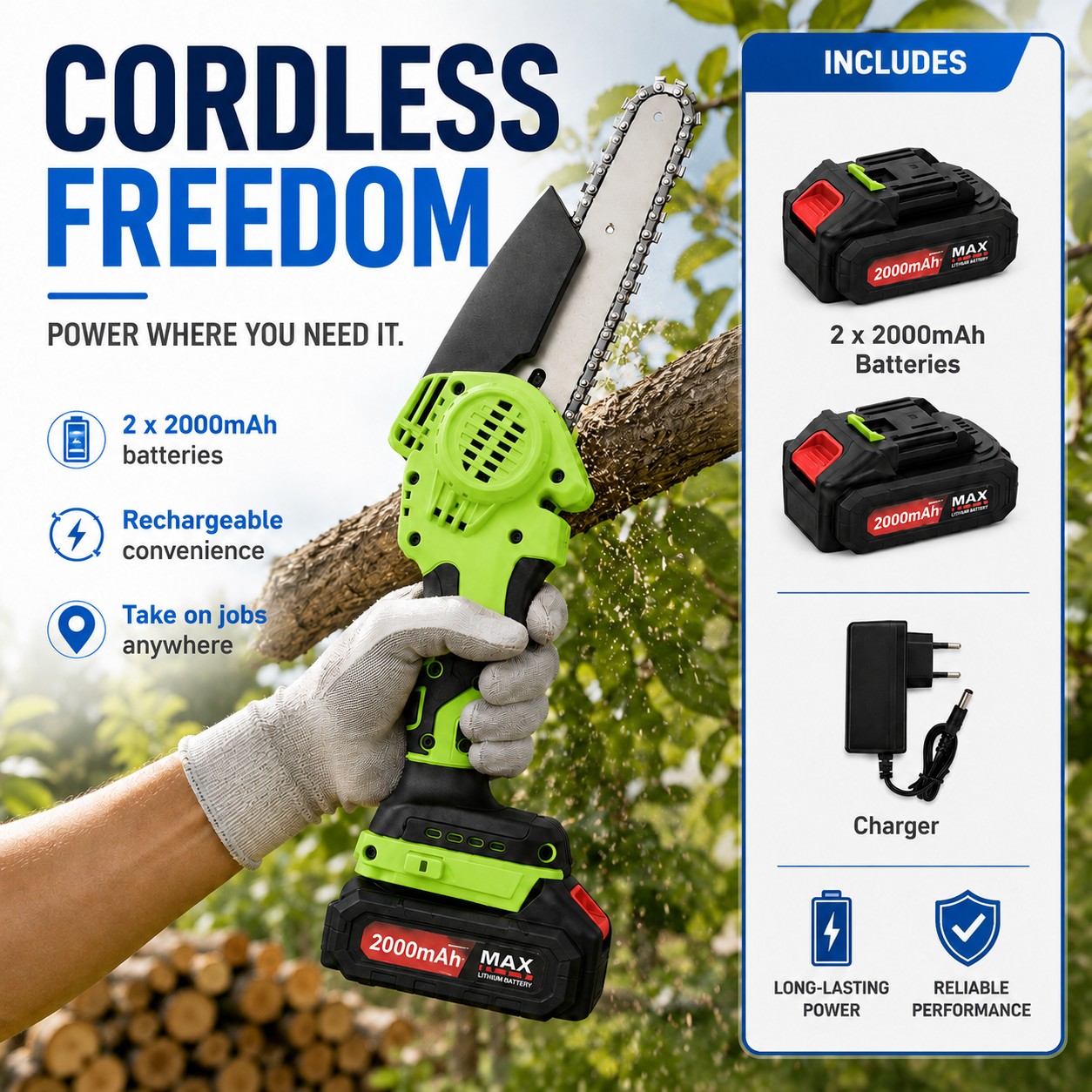 ToLife MCS6G001 Cordless-Chainsaw - View #5