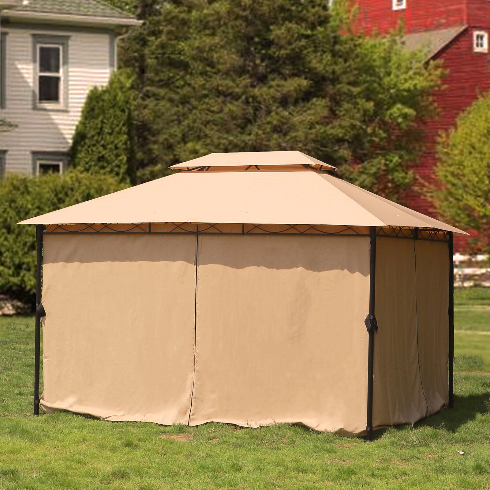 StarEcho SEVC24-KT-T001B-M Wood-Resin-Gazebos - View #2