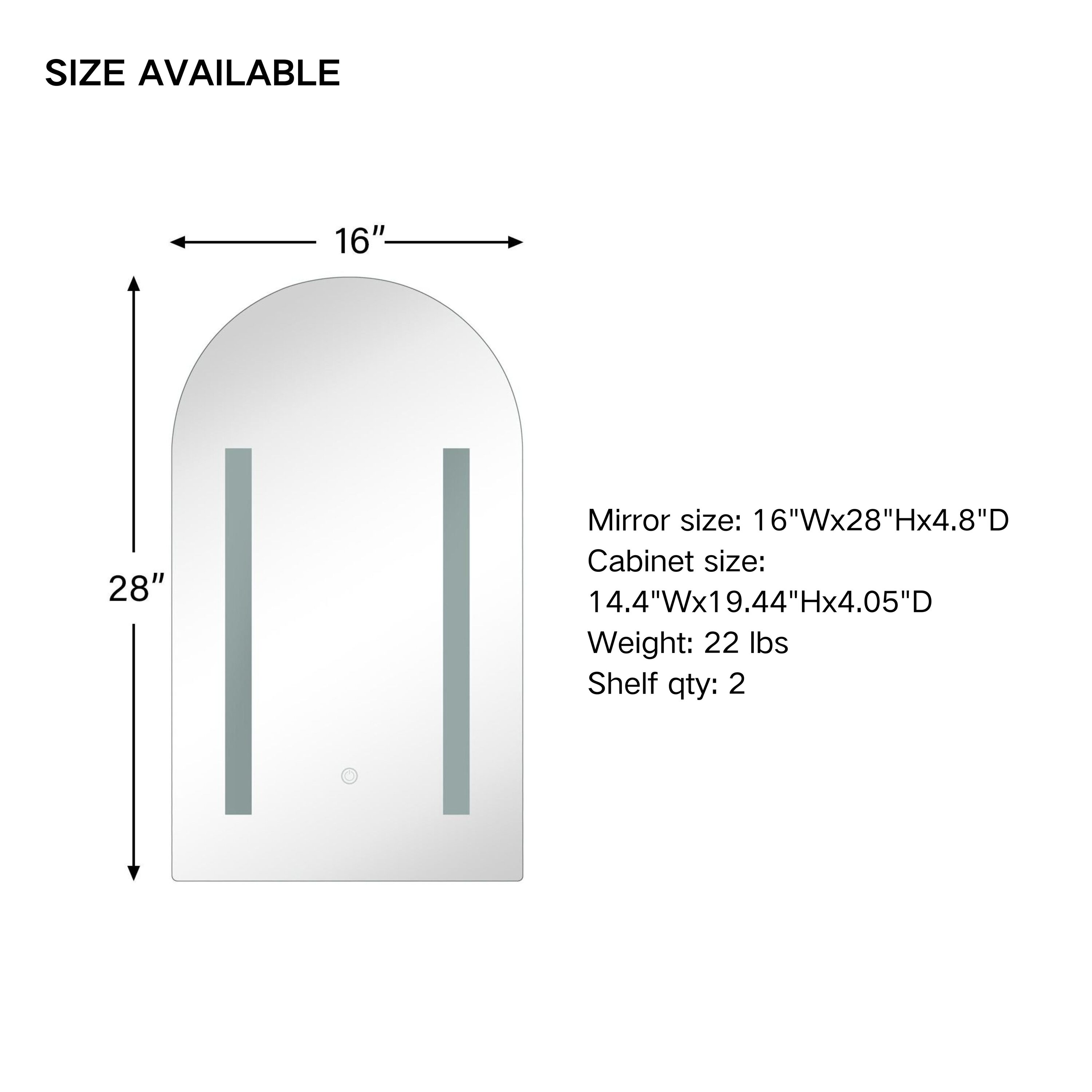 TEHOME GC-0Y324 Bathroom-Medicine-Cabinets - View #5