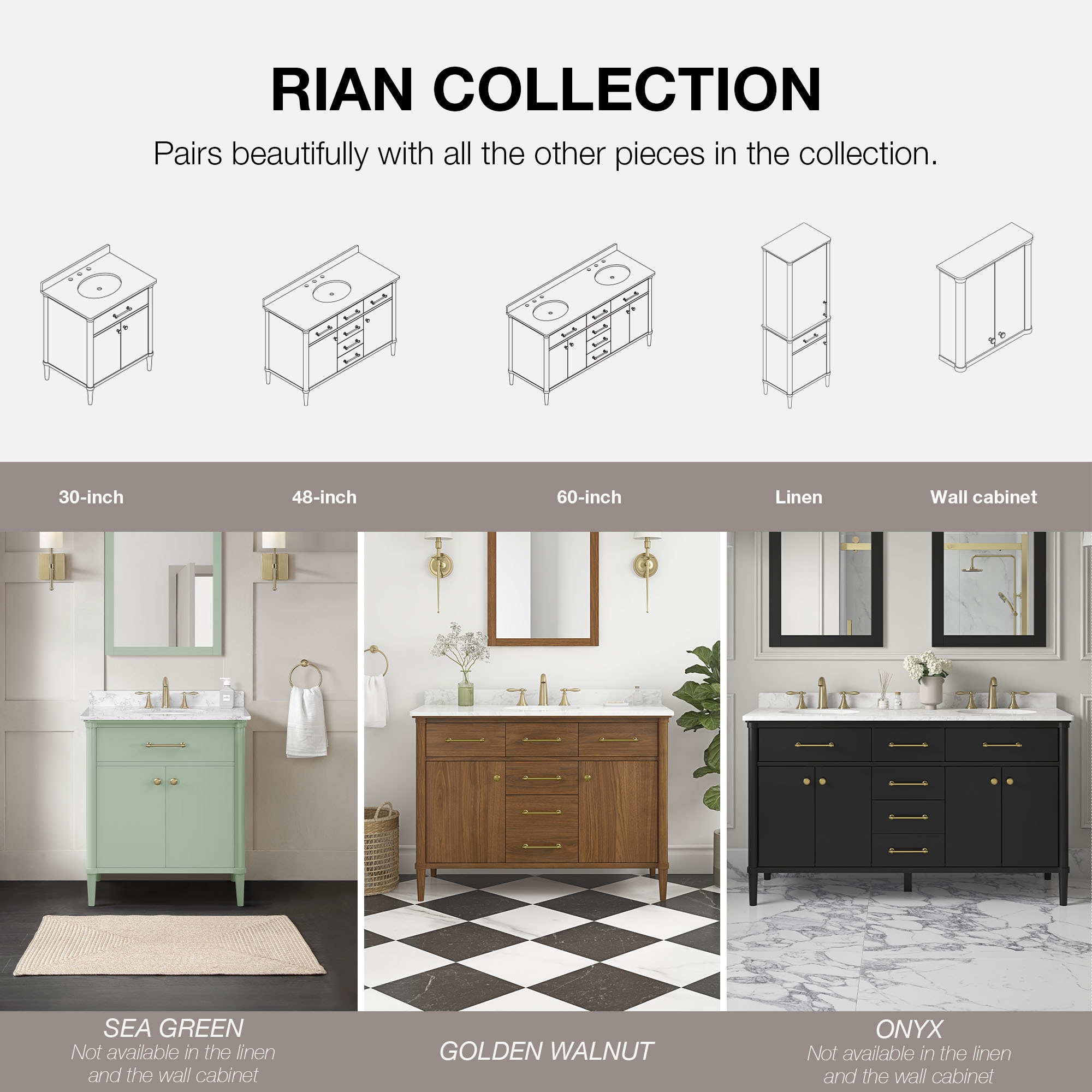 allen + roth RIAN 48B Bath-Vanity-Combo - View #13