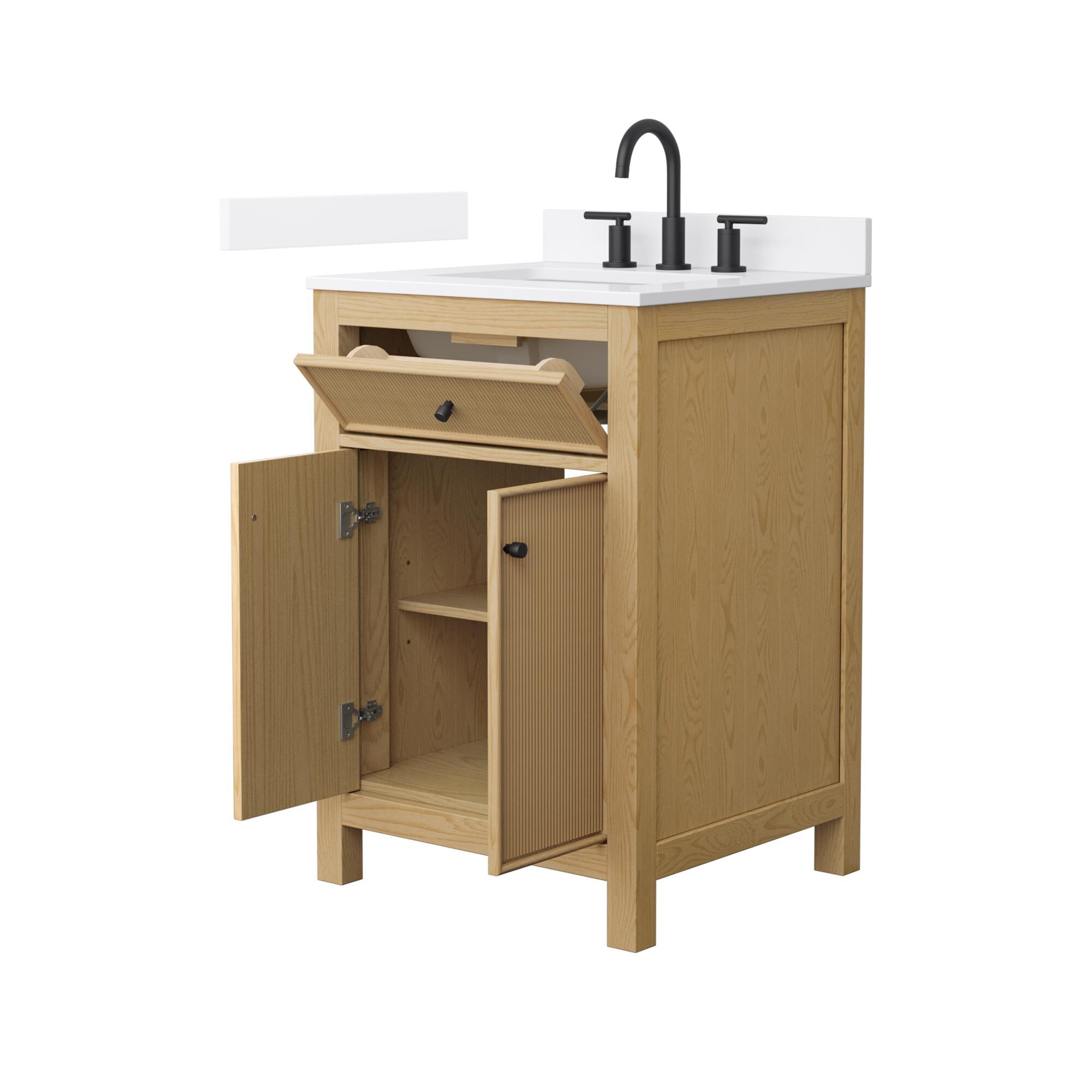 Wyndham Collection WCF929224STBWQUS3MXX Bath-Vanity-Combo - View #3