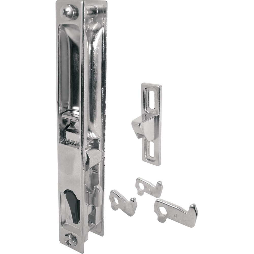 Defender Security S 4066 Sliding Patio Door Lock Pin, 2-5/8 In., Steel Pin,  Chrome Finish (Single Pack), White
