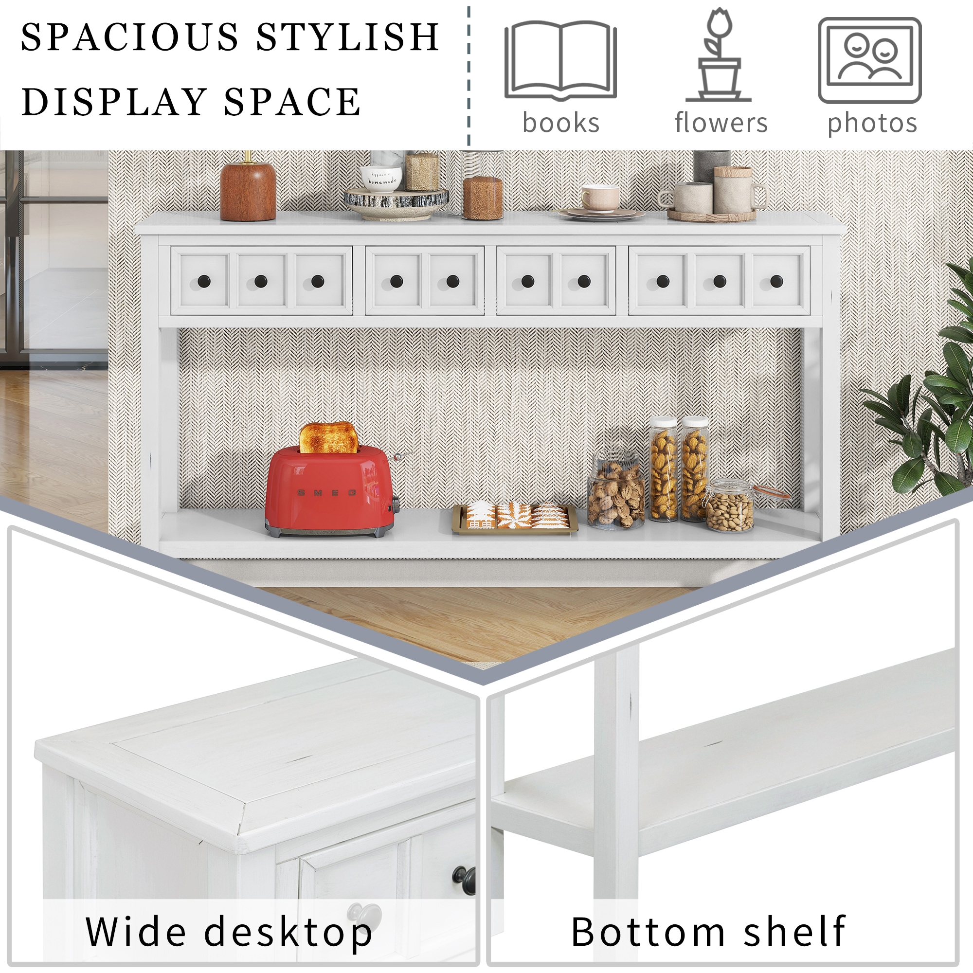 ModernLuxe WF281290AAK Console-Sofa-Tables - View #4