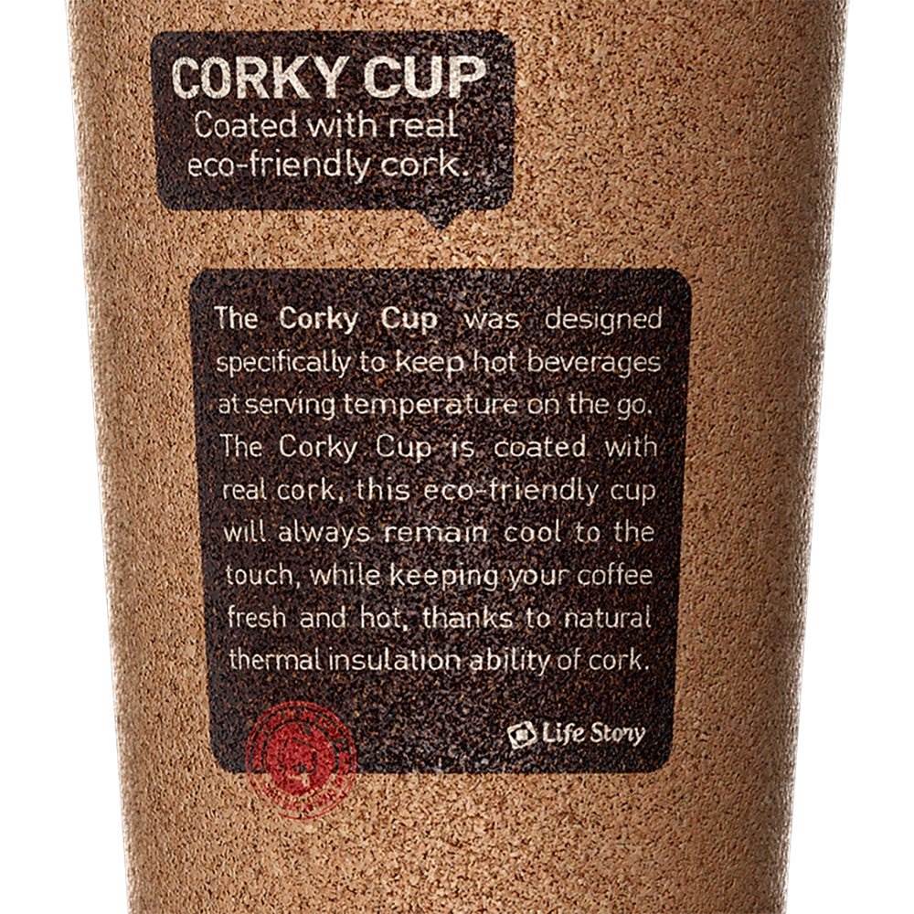 Life Story Corky Cup 16 Ounce Reusable Insulated Travel Coffee or Tea Mug  Thermos with Spill Proof Lids and Cool to the Touch Exterior, (4 Pack)
