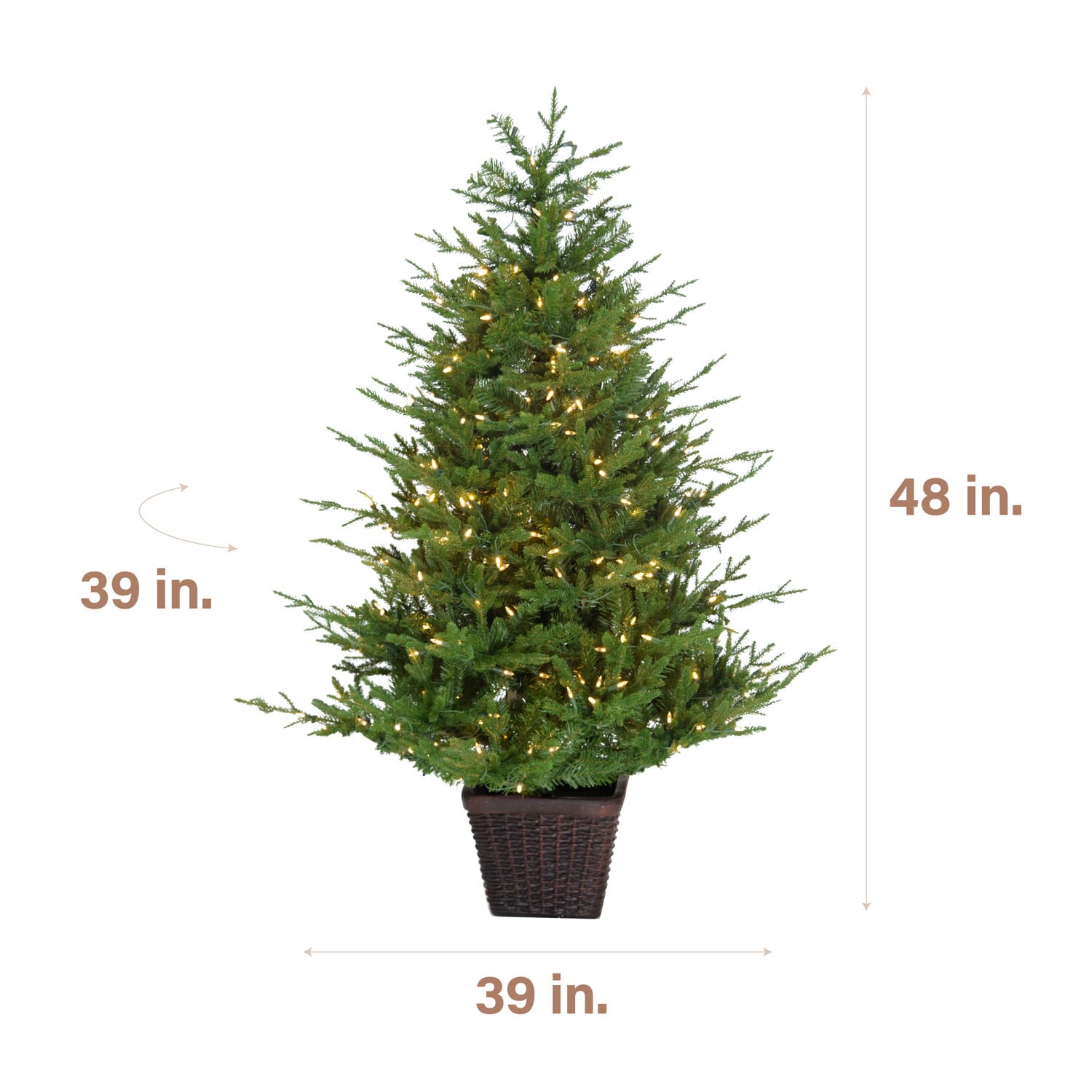 Fraser Hill Farm FFAD048P-5GR Artificial-Christmas-Trees - View #3