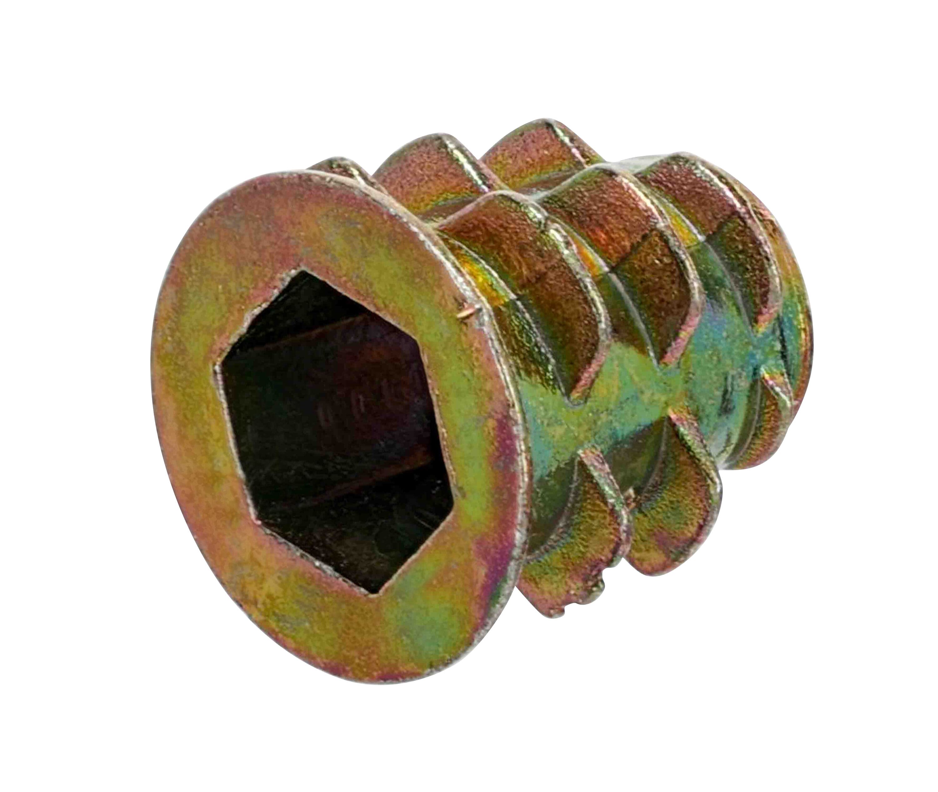 Hillman 5mm x 0.8 Zinc-plated Steel Wood insert Nut 4 -Count #886282