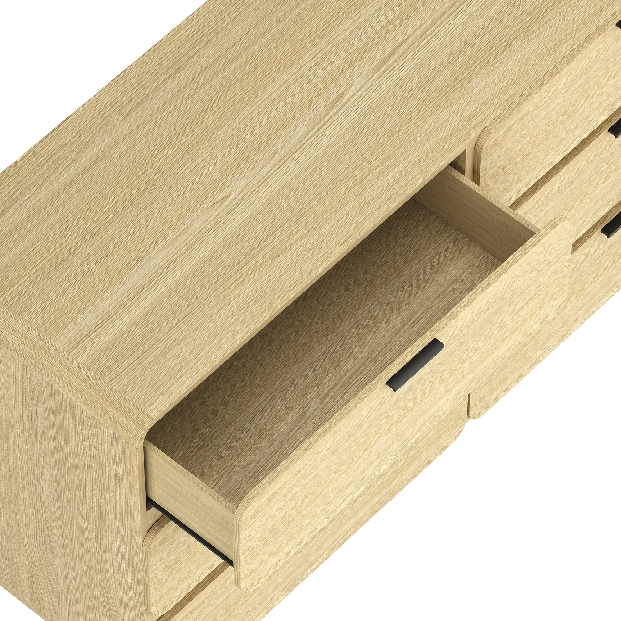 Vynxaria Natural 6-Drawer Standard Dresser at Lowes.com