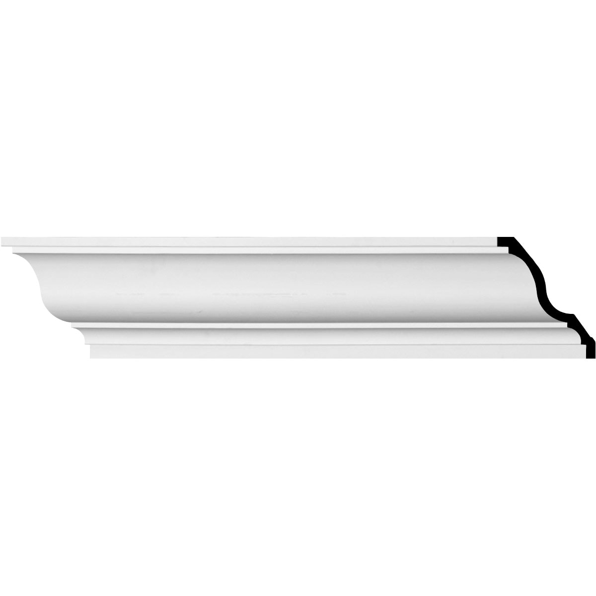 Ekena Millwork MLD07X06X09JA Jackson 9-1/4-in x 7-ft 10-1/2-in Primed Urethane Crown Moulding