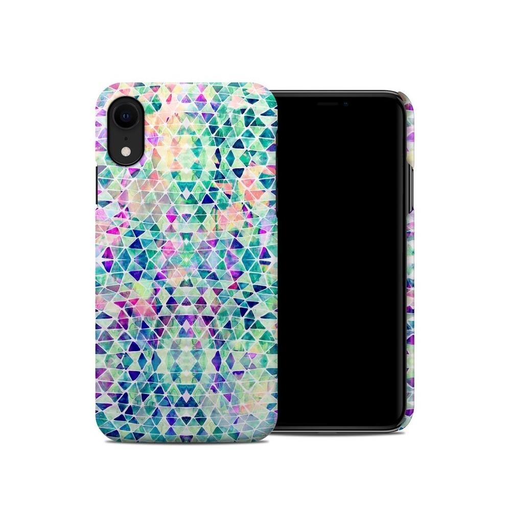 DecalGirl DCGRL575908  AIPXRCC-PASTELTRIANGLE Apple iPhone XR Clip Case- Pastel Triangle