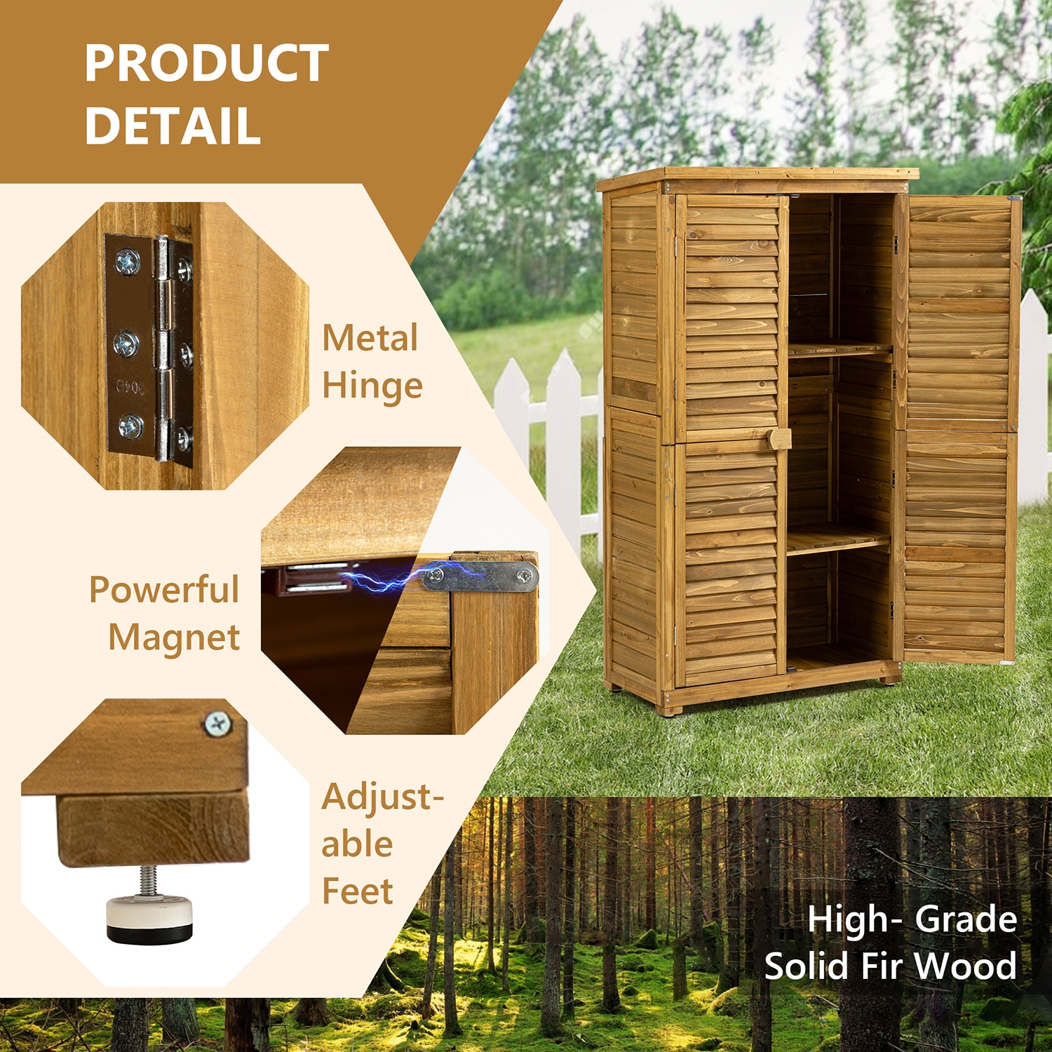 GZMR GR-W14383 Wood-Storage-Buildings - View #6