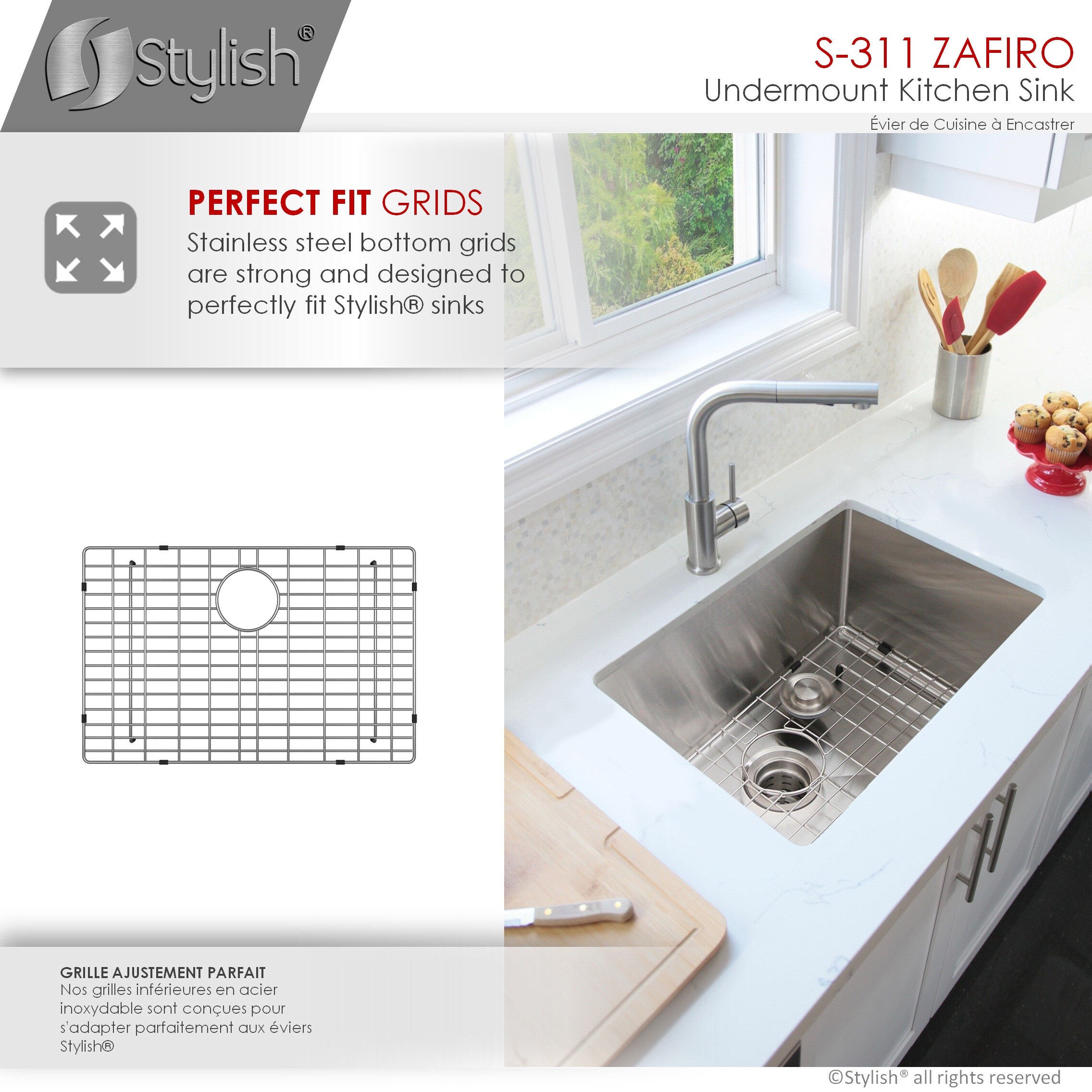 Stylish S-311XG1 Kitchen-Sinks - View #6
