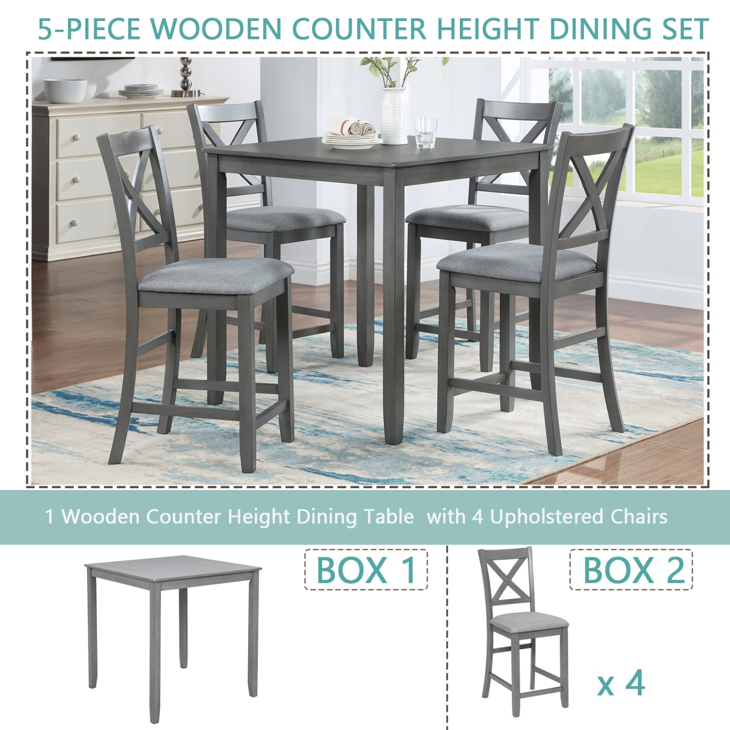 Streamdale Furniture W1998S00028 Dining-Sets - View #2