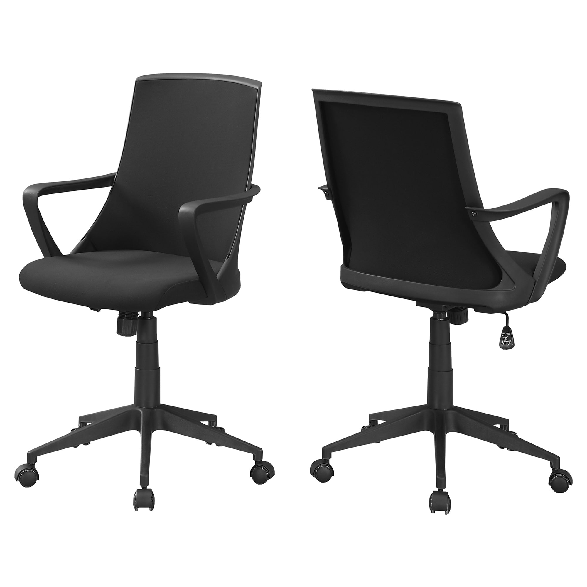 sleek black office chair