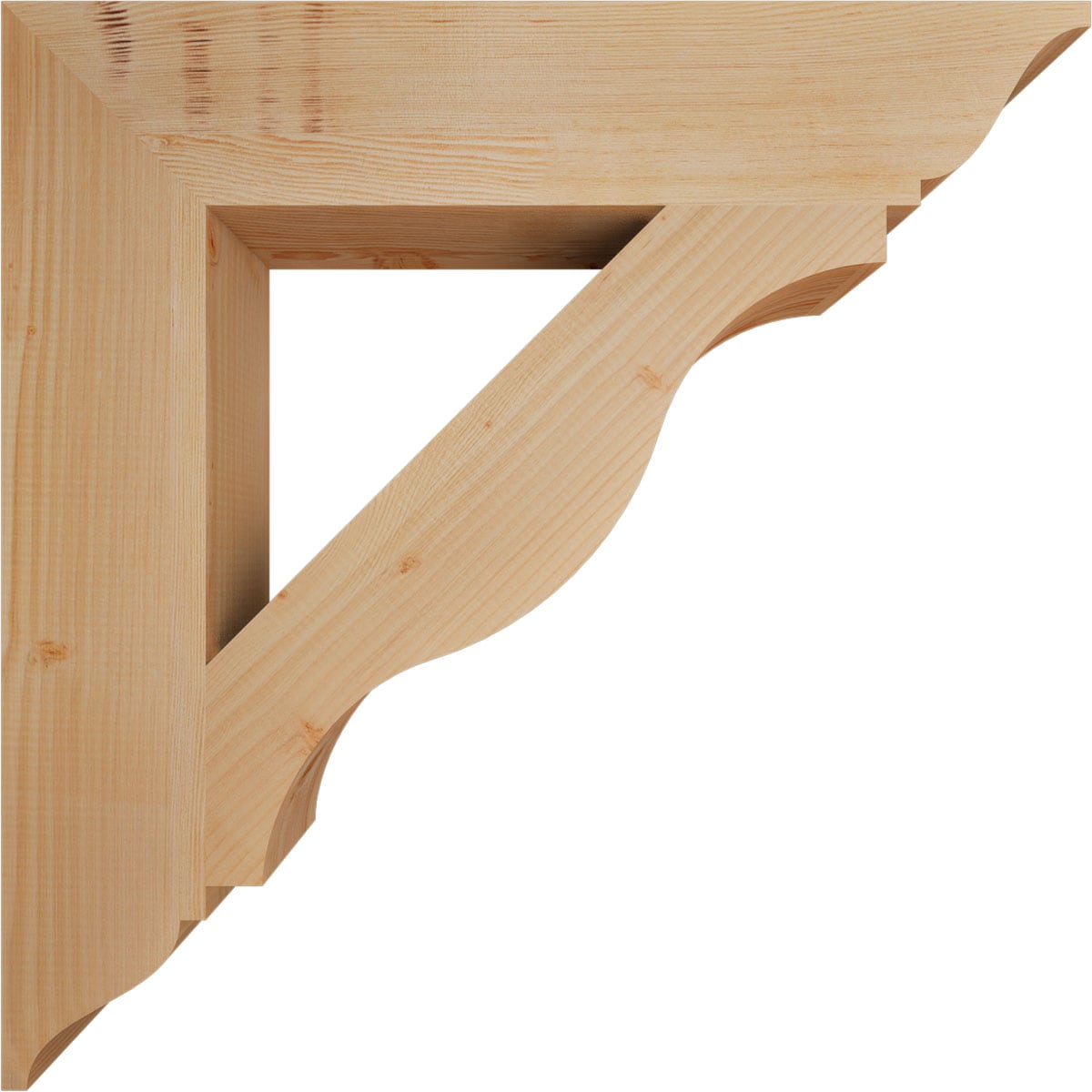 Ekena Millwork BKT06X32X32FST01SDF Exterior-Brackets-Braces - View #3