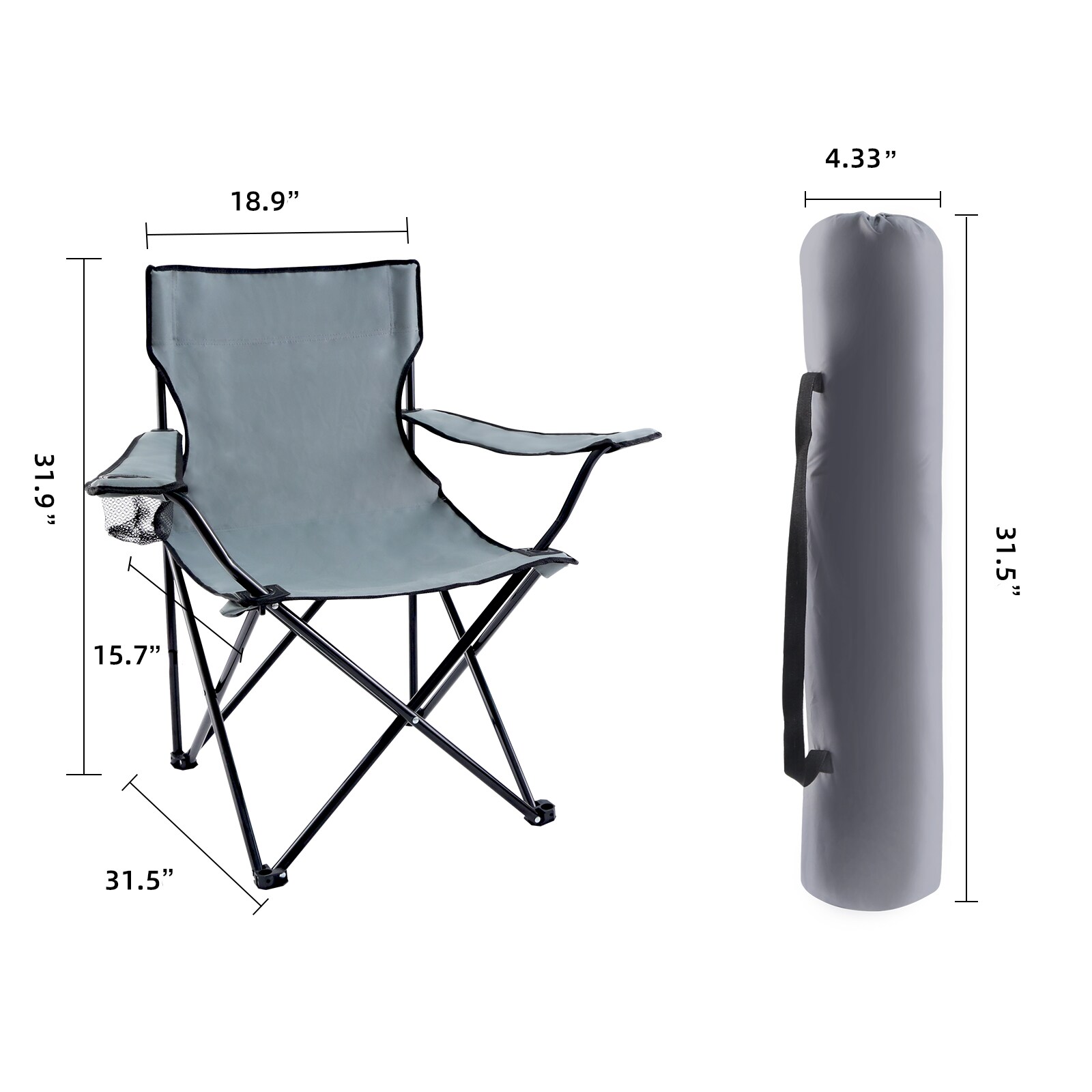 Sunrinx MG63-6-CP Beach-Camping-Chairs - View #5