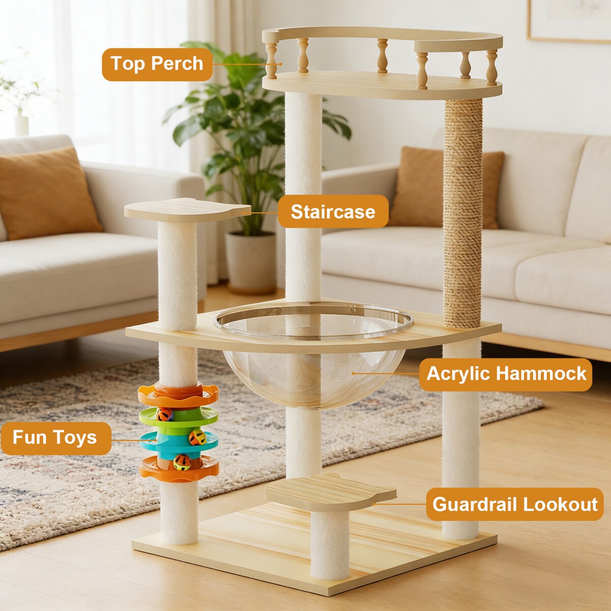 Streamdale Furniture W3101P443490 Cat-Trees - View #4