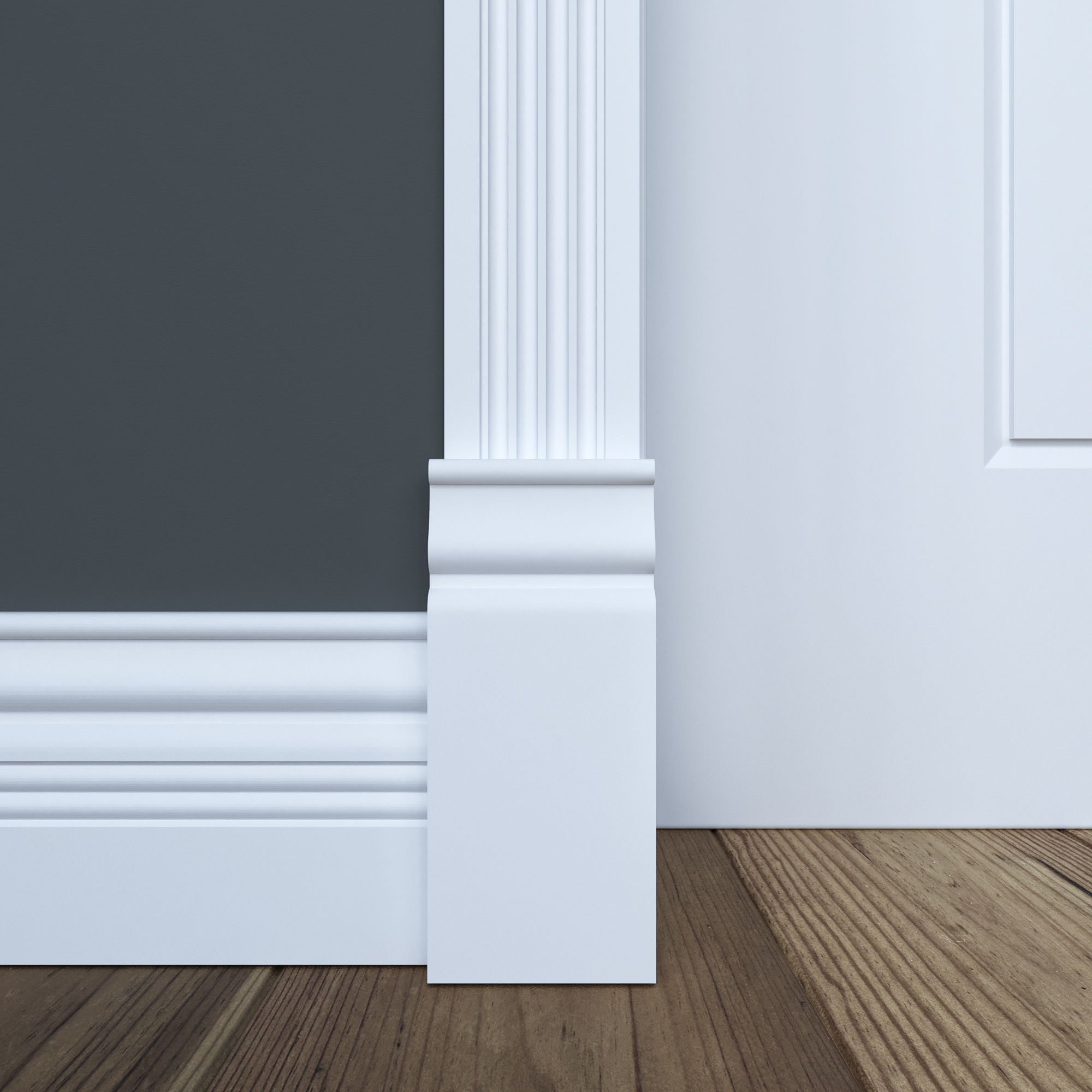 Ornamental Mouldings EV887PBWHW plinths - View #5