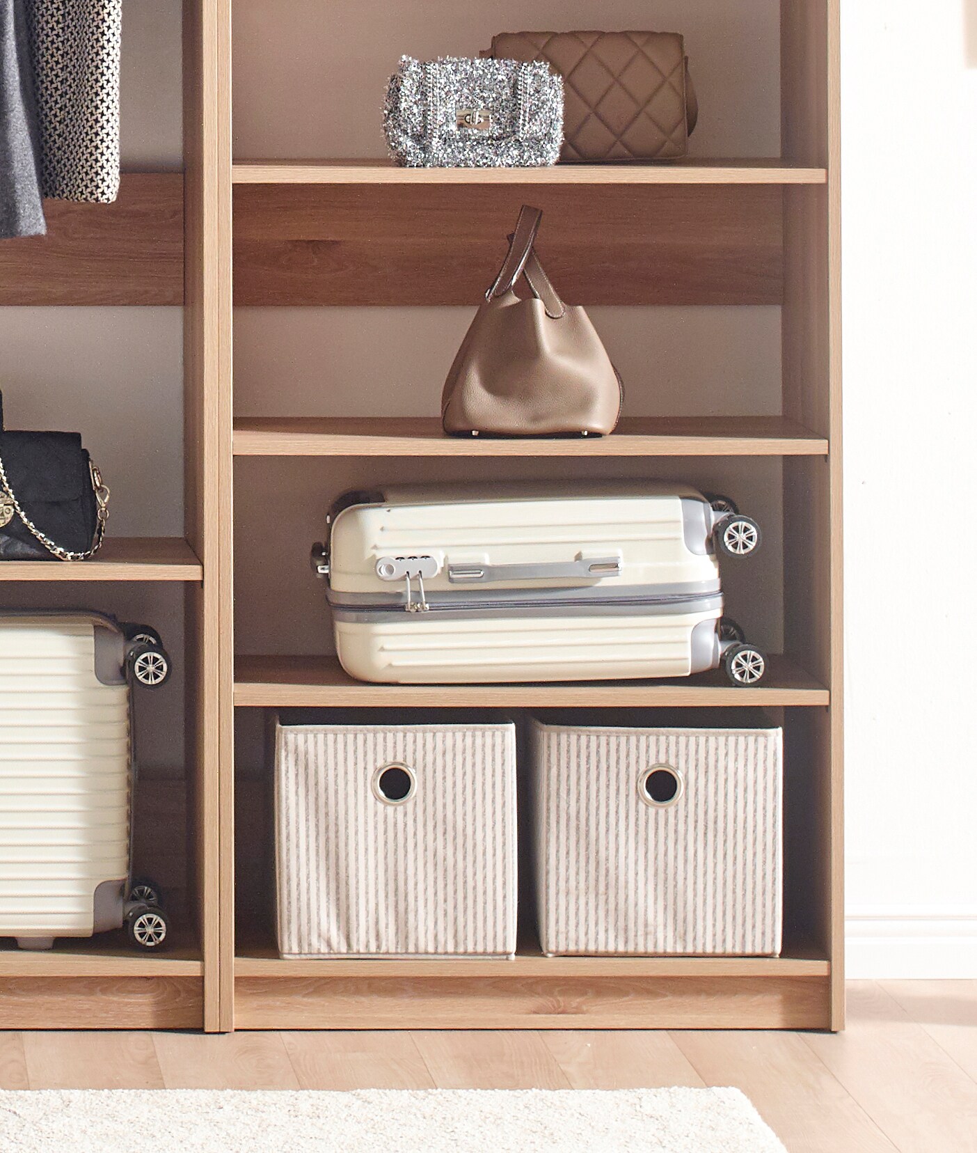 Klair Living PROSPER-ABE OAK Wood-Closet-Kits - View #7