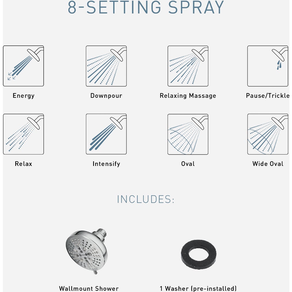 Moen 200W0 Fixed-Showerhead - View #3