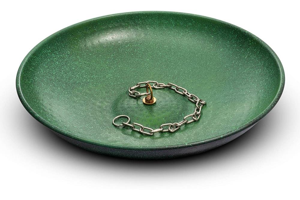 Monarch Rain Chains 29225 Green Aluminum Basin