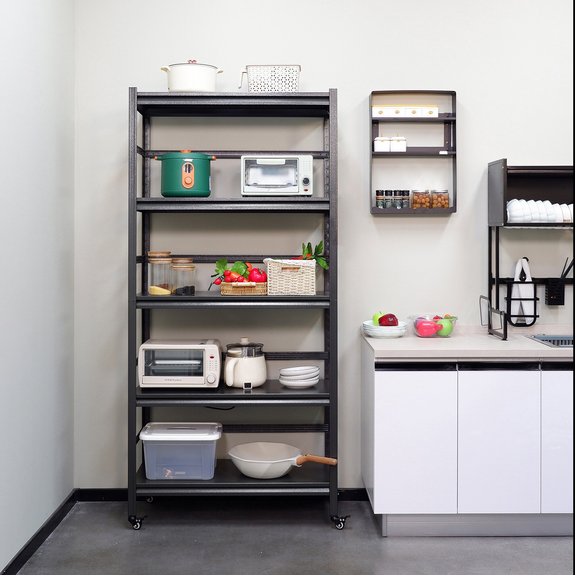 Kahomvis DHS-QPHKX-4904B Free-Standing-Shelving - View #5