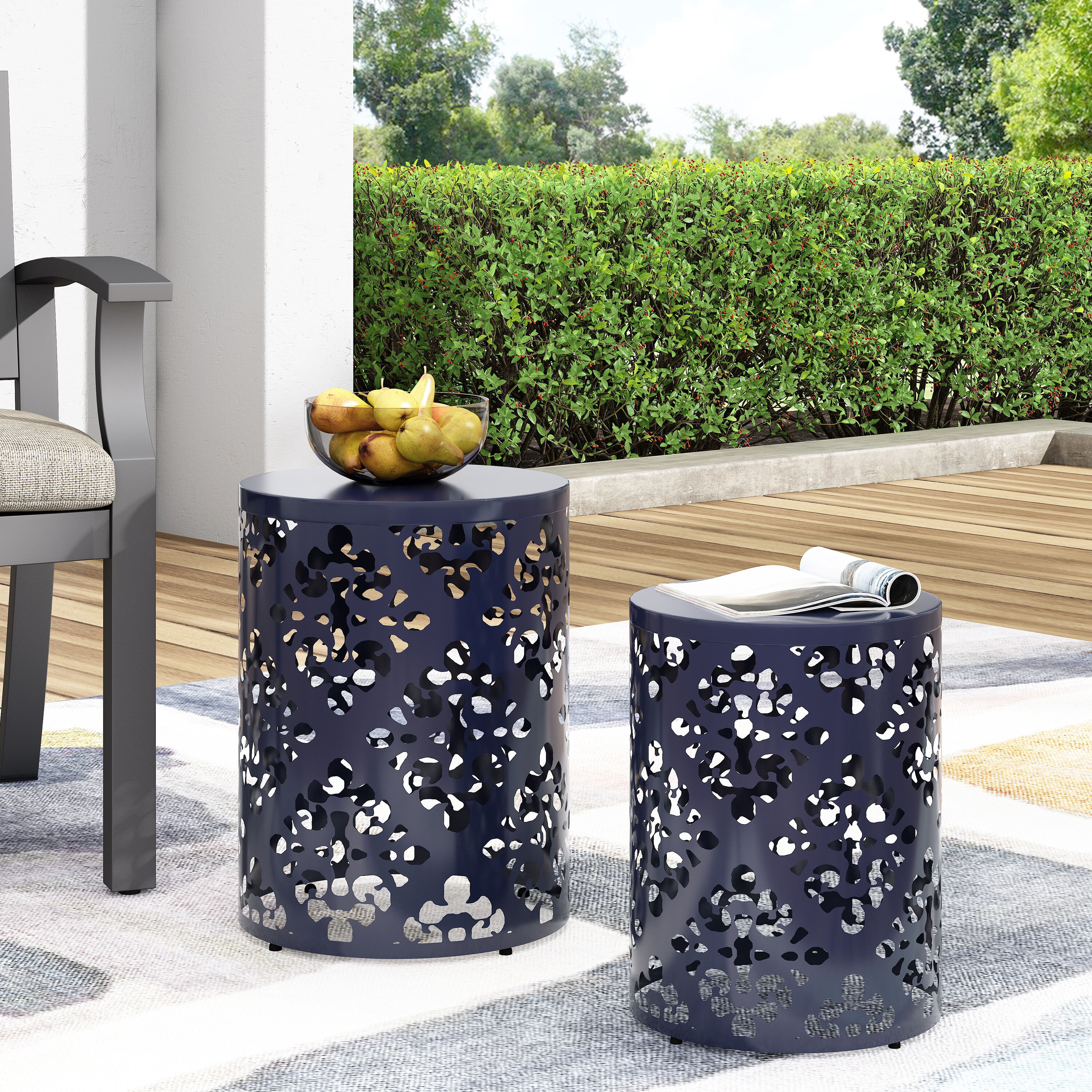 ModernLuxe L3P-73604.00NBLU End-Tables - View #2