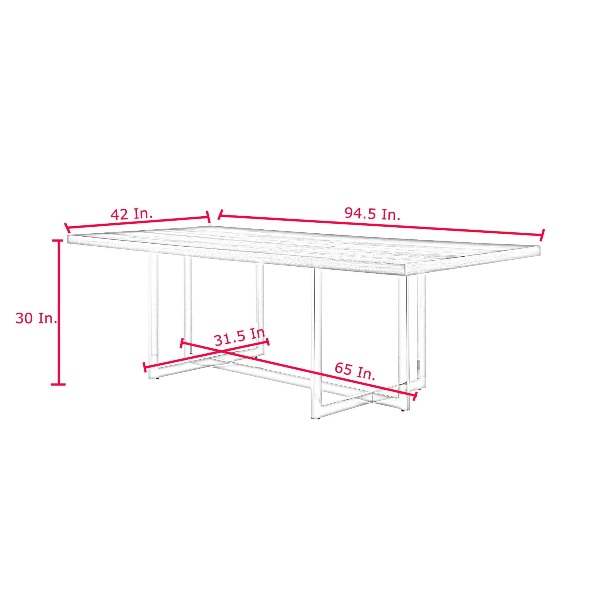 Inspired Home DT122-09WNL-LS Dining-Tables - View #8