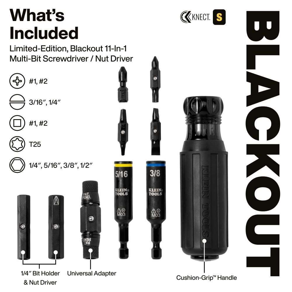 Klein Tools 32500HDBLK Screwdrivers-Individual - View #2