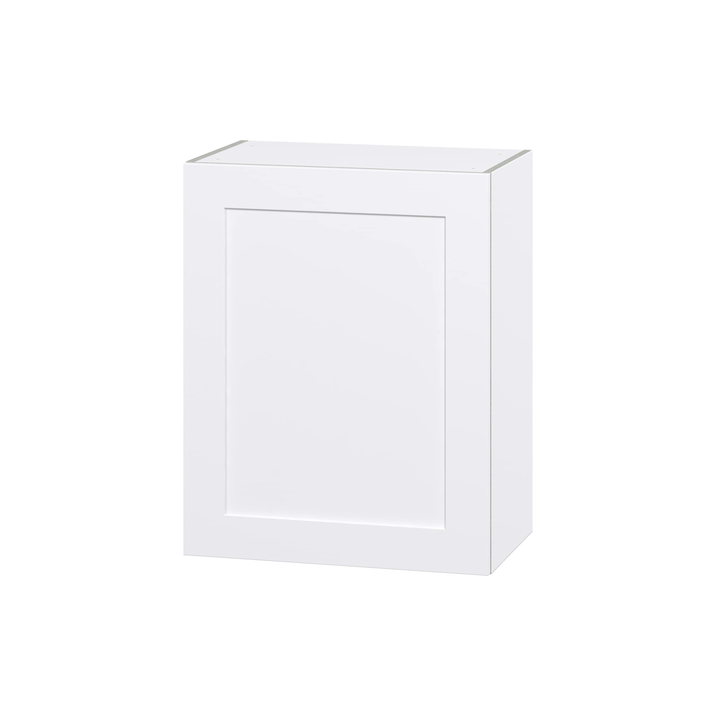 Hugo&Borg Jolie 12-in W x 30-in H x 14-in D Warm White Wall Fully Assembled Cabinet (Flat Panel Shaker Door Style)