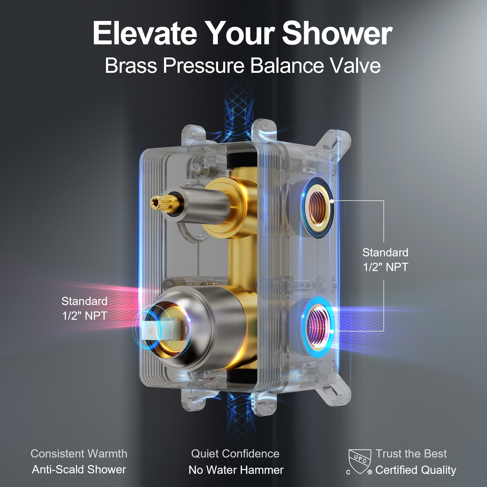 GRANDJOY SGF10GJ-10-BN22 Tub-Shower-Faucets - View #9