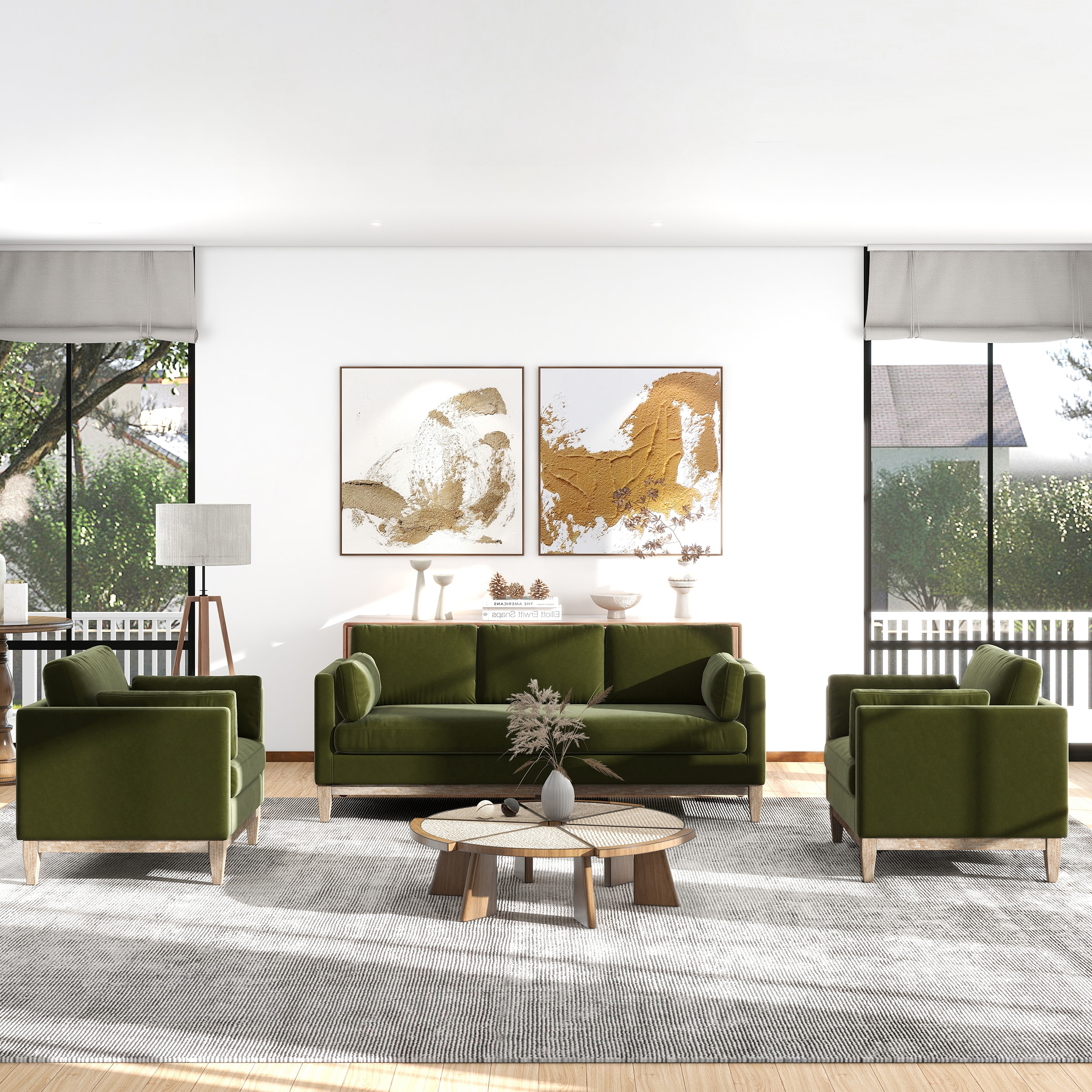 Jennifer Taylor Home 64110-3-V036 Sofas-Loveseats - View #3