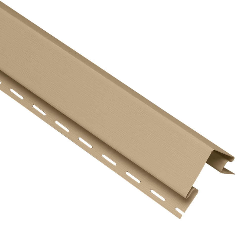 Georgia-Pacific 139851B Hazelnut Outside Corner Post Vinyl Siding Trim 4-in x 120-in