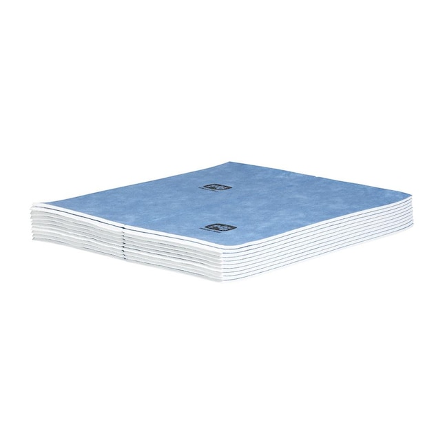 New Pig Hurricane Wringable and Reusable Water Absorbing Mats for Basements  and Garages - Pack of 10, 15-in x 19-in Absorbent Pads in the Spill  Absorbents department at