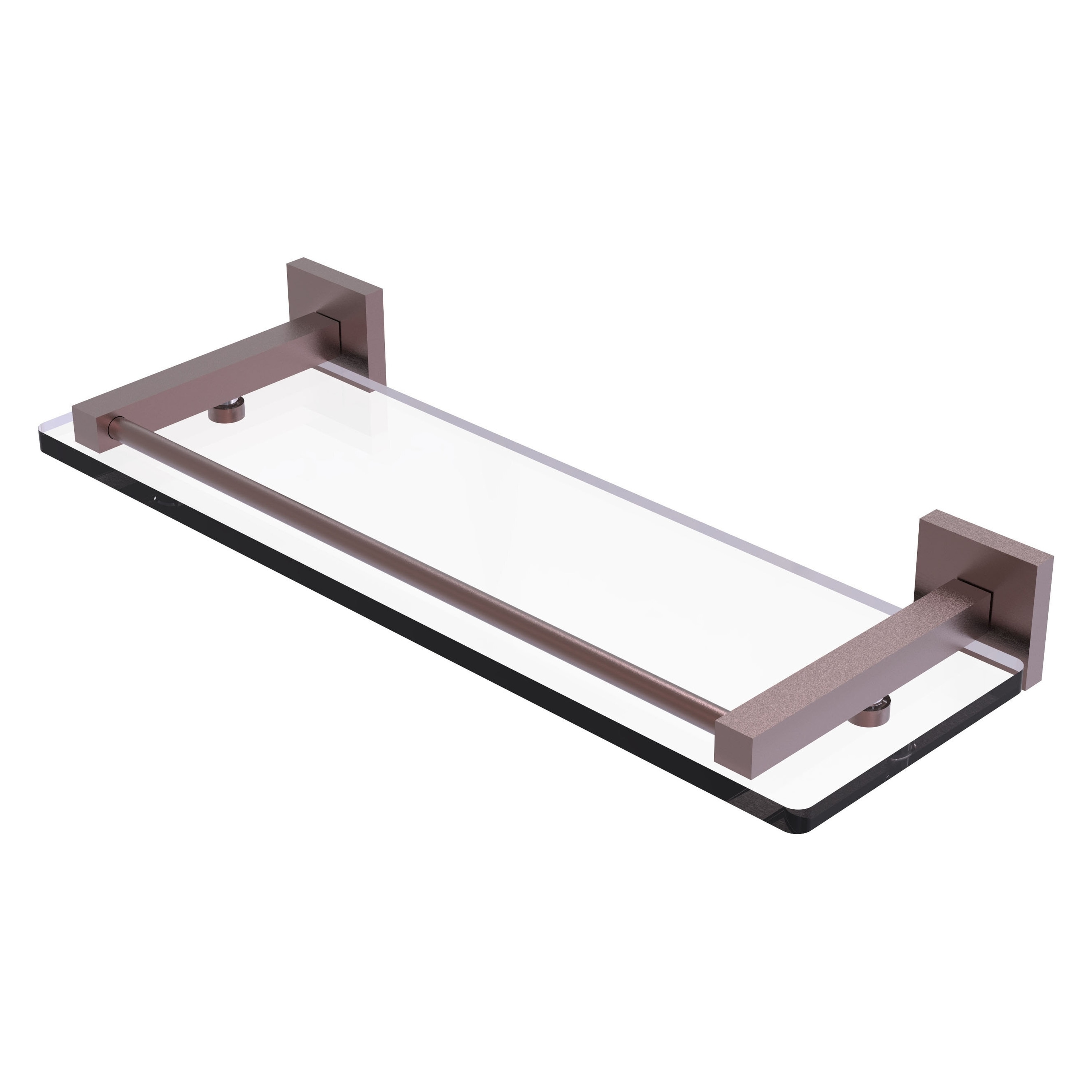 Allied Brass MT-1-16-GAL-CA Montero Antique Copper Wall mount Bathroom Shelf ( 16-in x 2-in x 5-in )