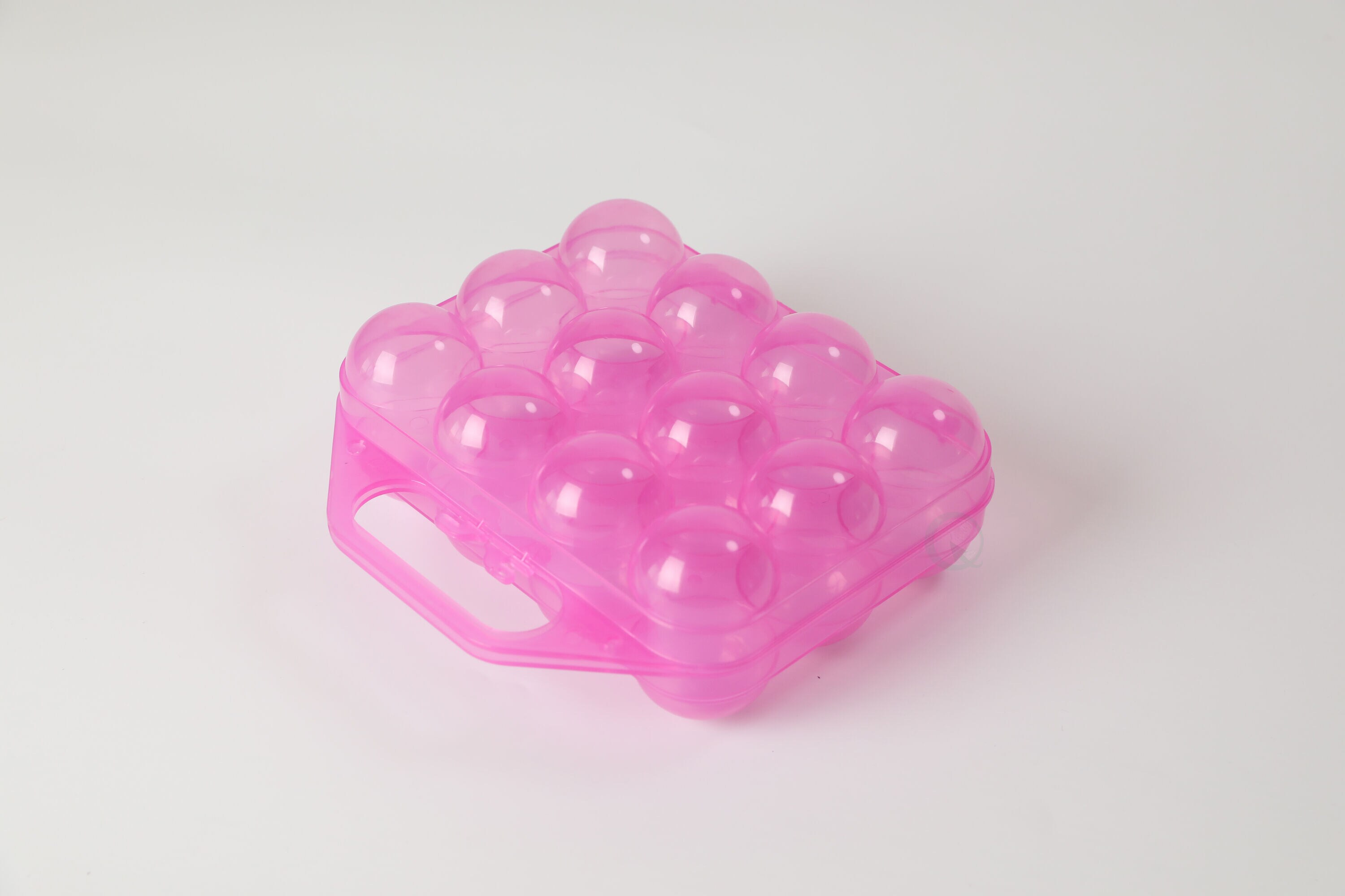 Basicwise Clear Plastic Egg Carton, 12 Egg Holder Carrying Case