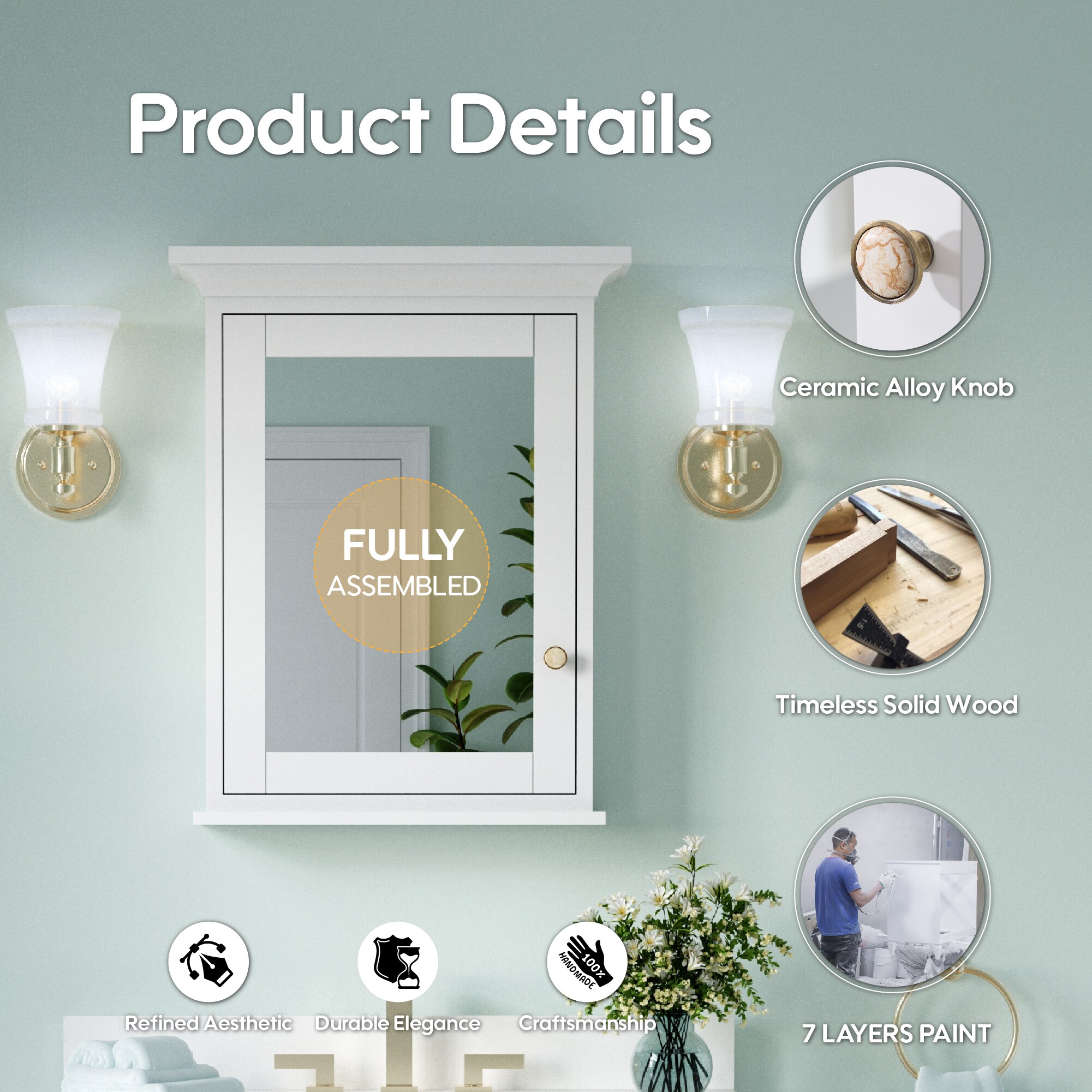 CALVON CEABCA2430 Bathroom-Medicine-Cabinets - View #3