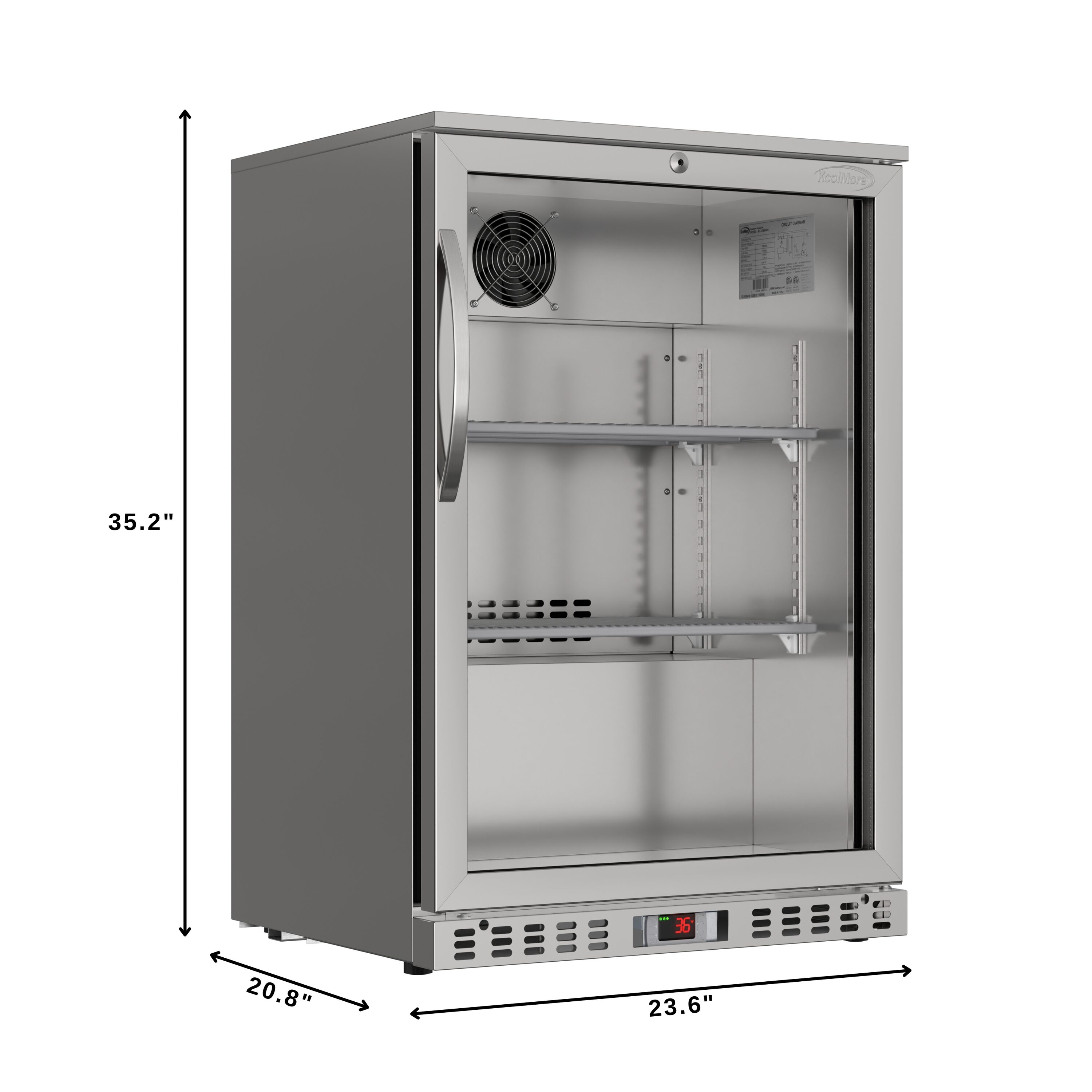 KoolMore CT24-1S-SS Beverage-Dispensers - View #5