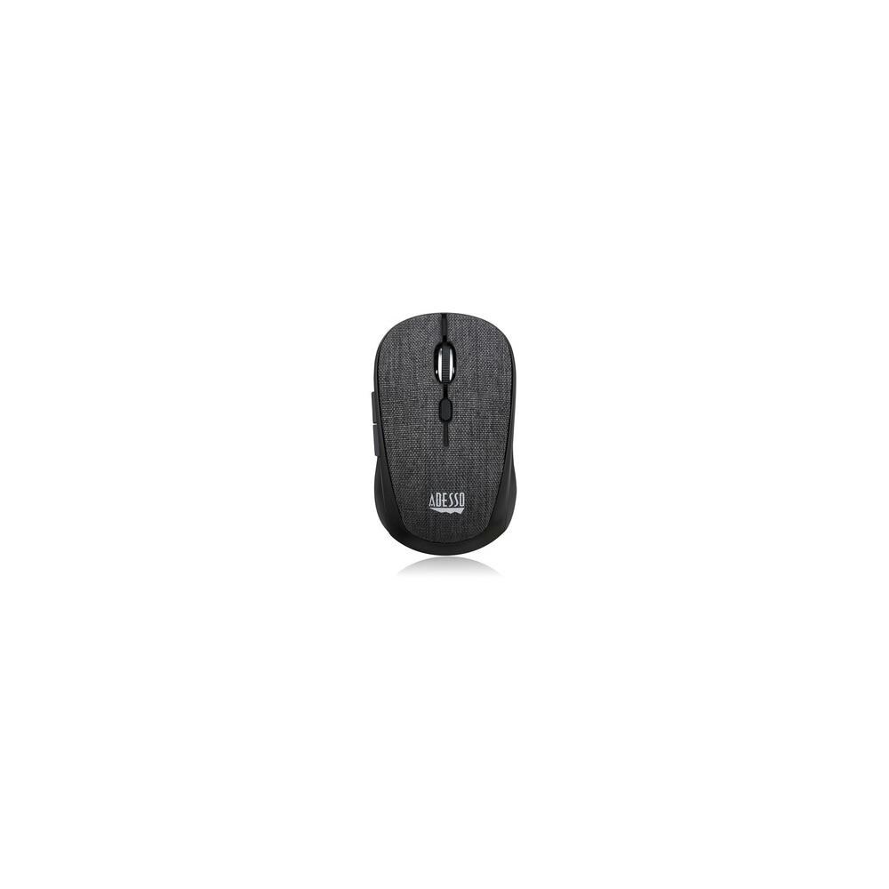 Adesso ISTR191565  IMOUSE S80B 2.4GHZ Wireless Fabric Optical Mini Mouse, Black
