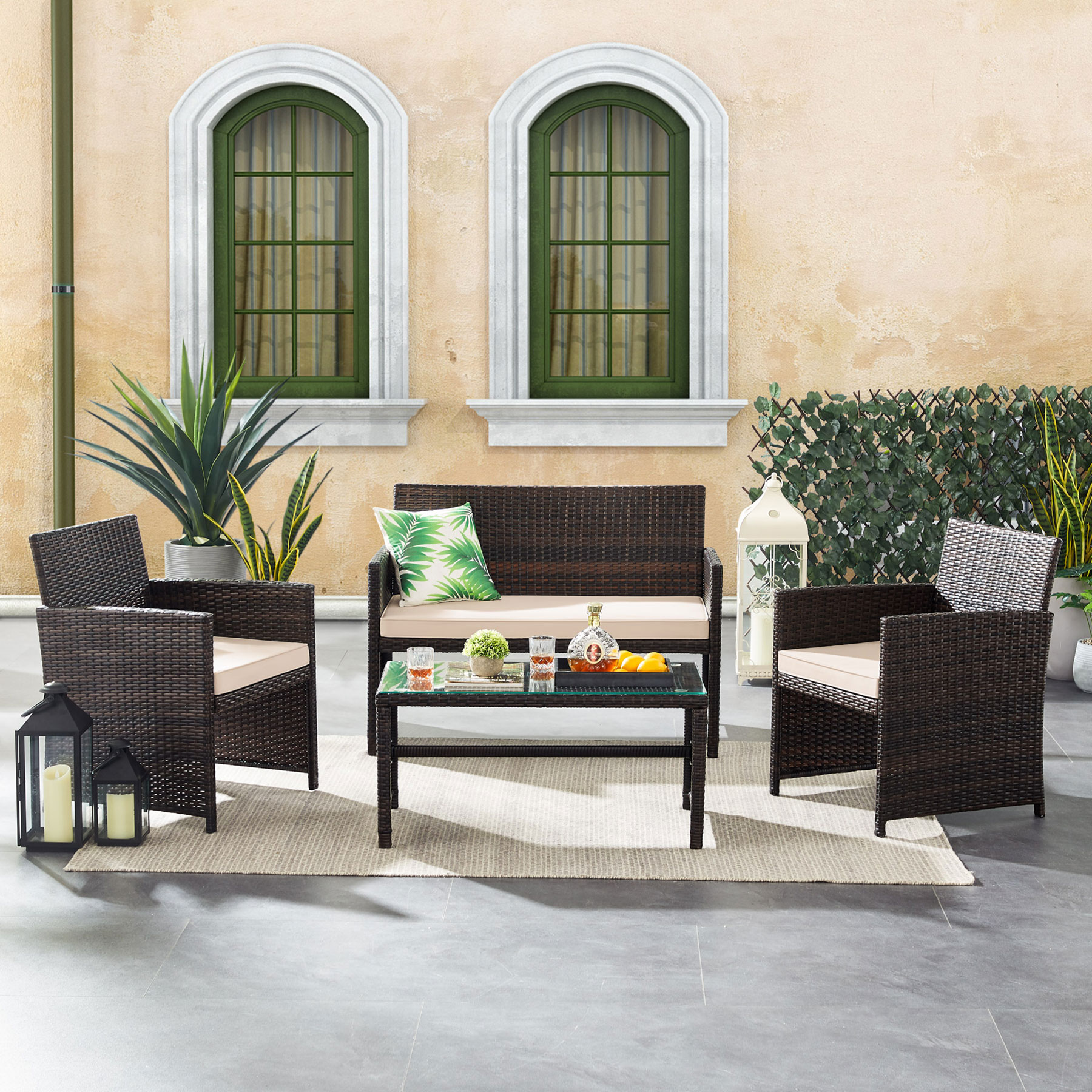Tribesigns HOBS004-BNBN Patio-Sofas-Daybeds - View #2