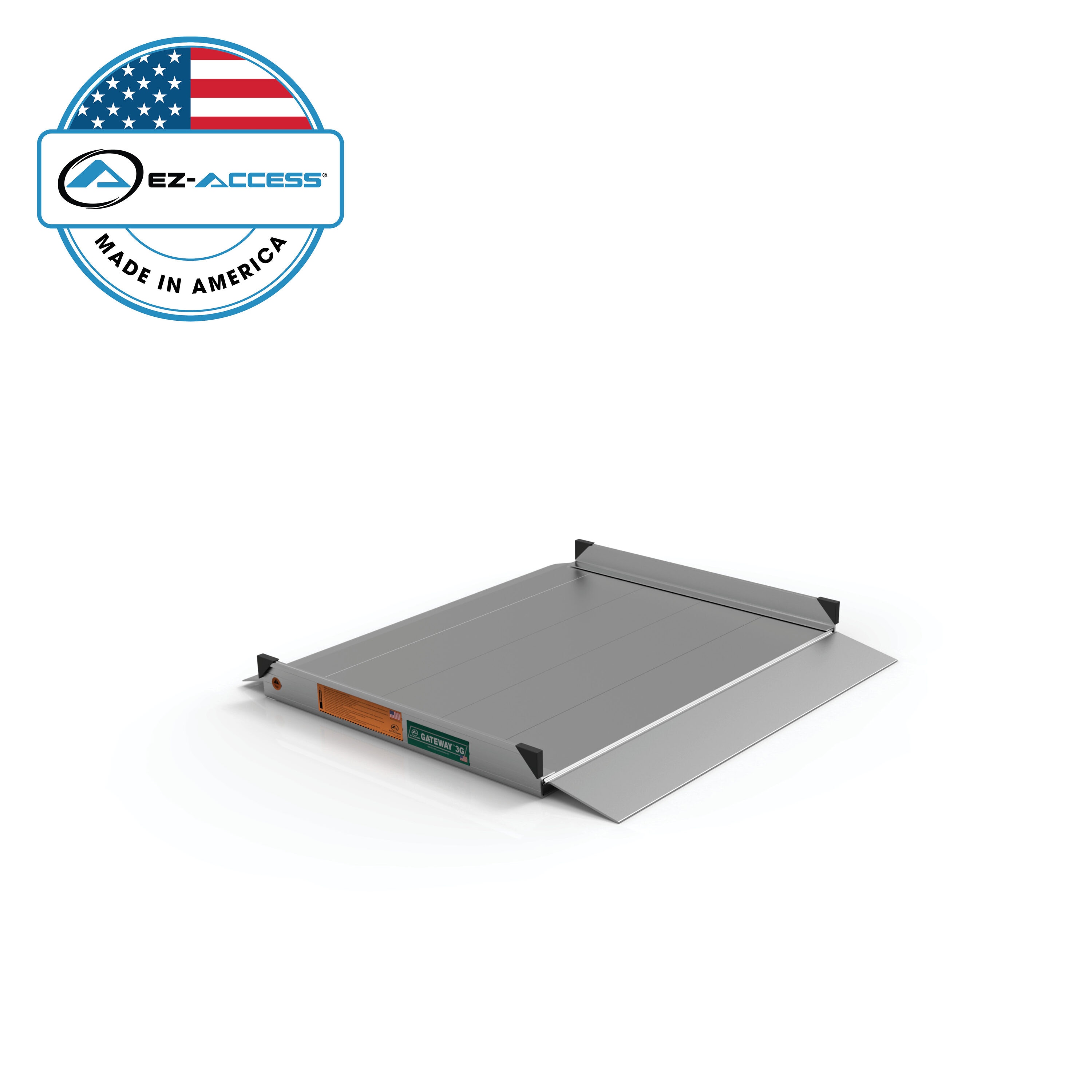 EZ-ACCESS GATEWAY3G 03 3-Feet x 36-Inches Aluminum Portable Entryway Wheelchair Ramp