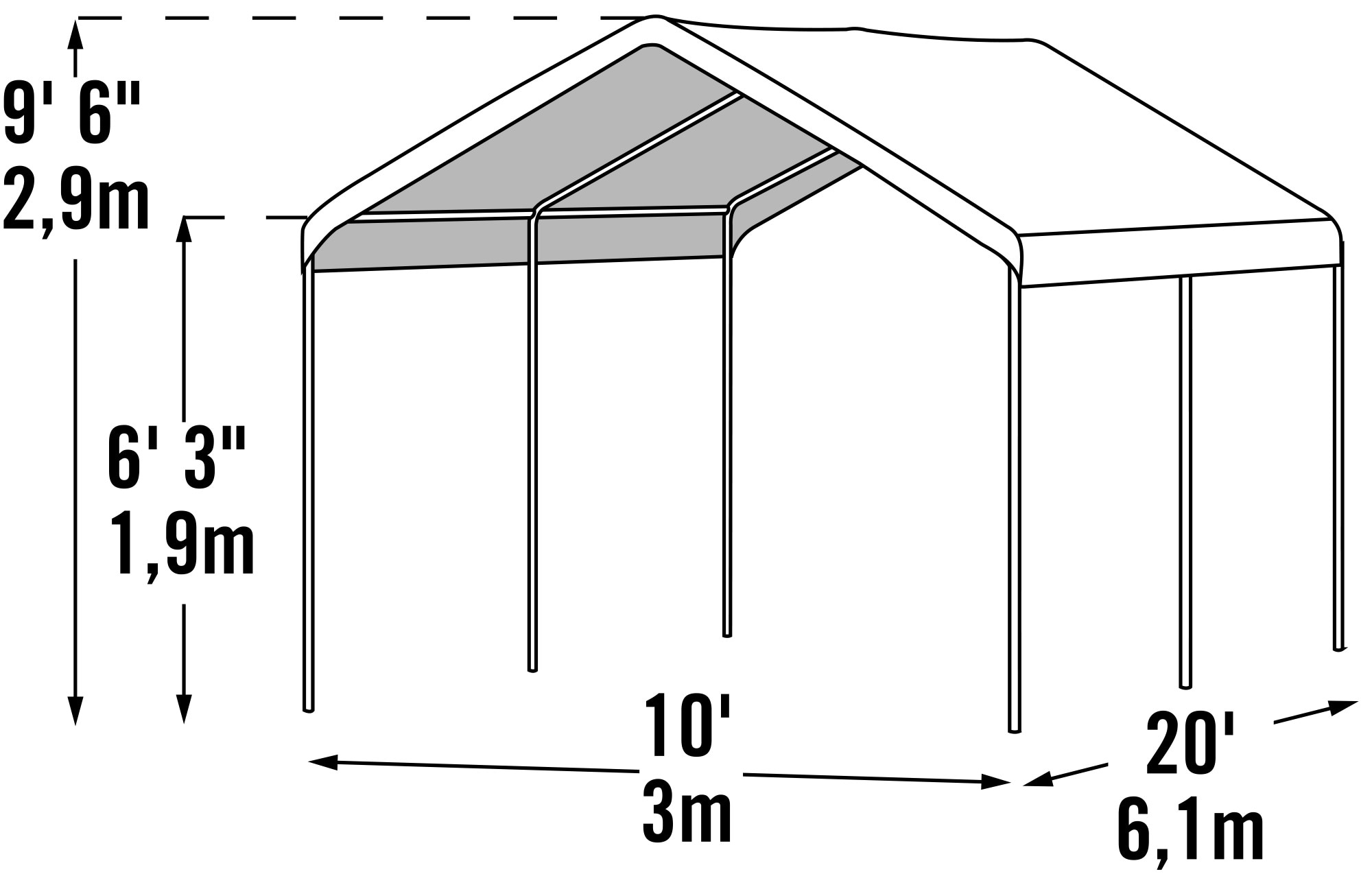 ShelterLogic 25757 Canopies-Sl - View #17