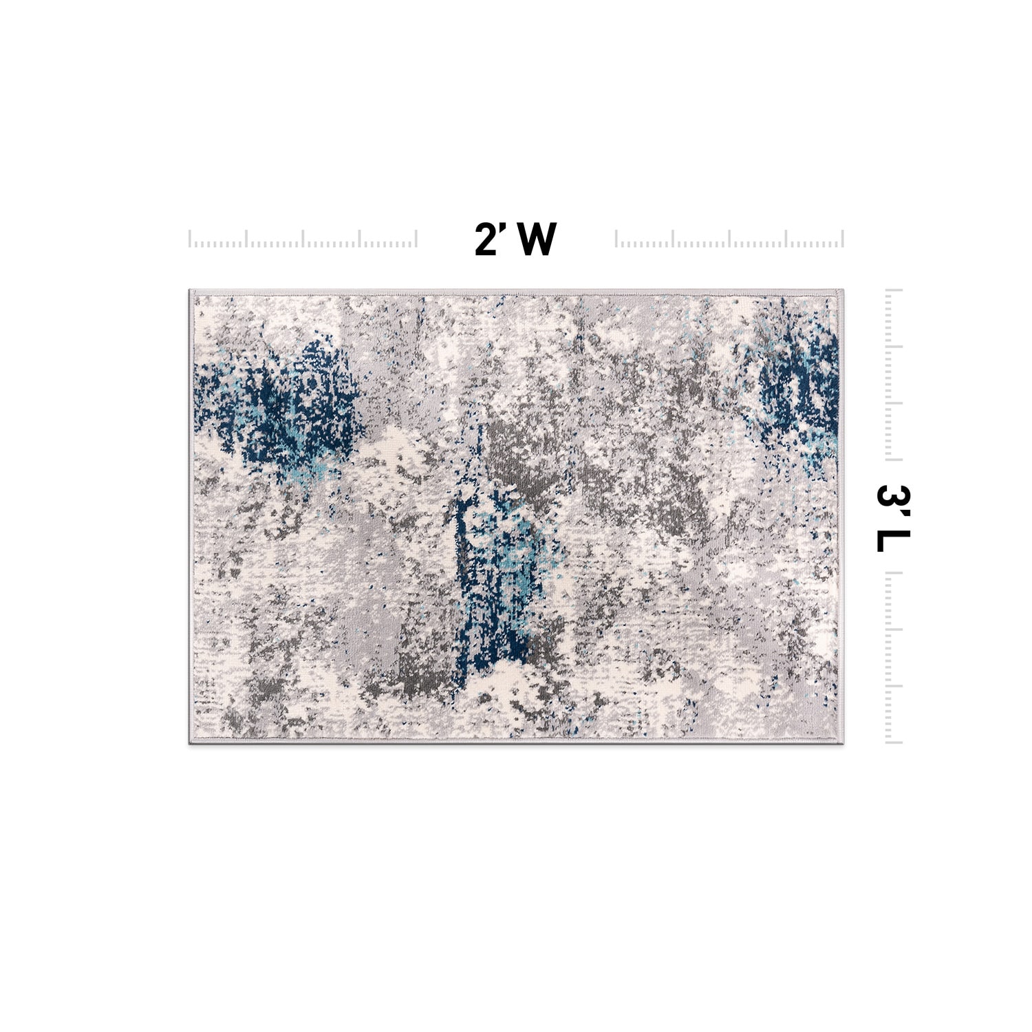 World Rug Gallery 4050BLUE2X3 rugs - View #2