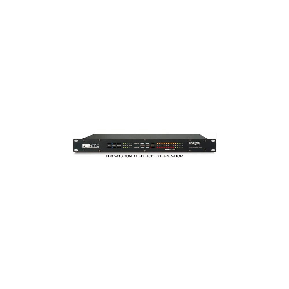  TCNCD285577 Sabine FBX-2410 24-Bit Dual Channel Pro Feedback Exterminator