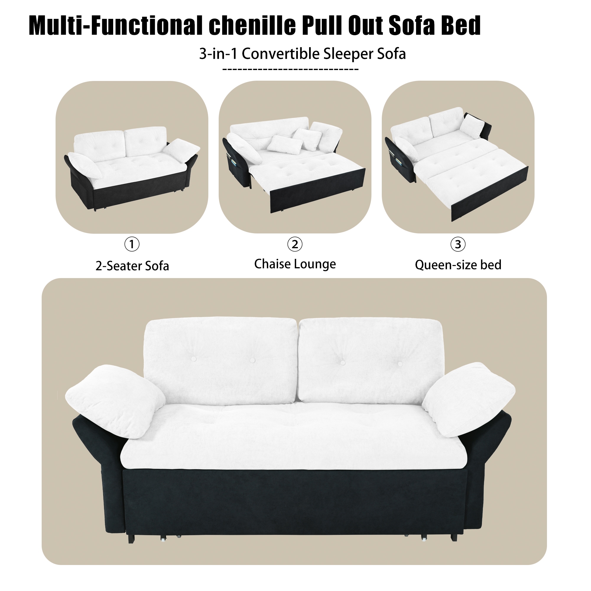 Homy Casa ART WH B futons - View #6